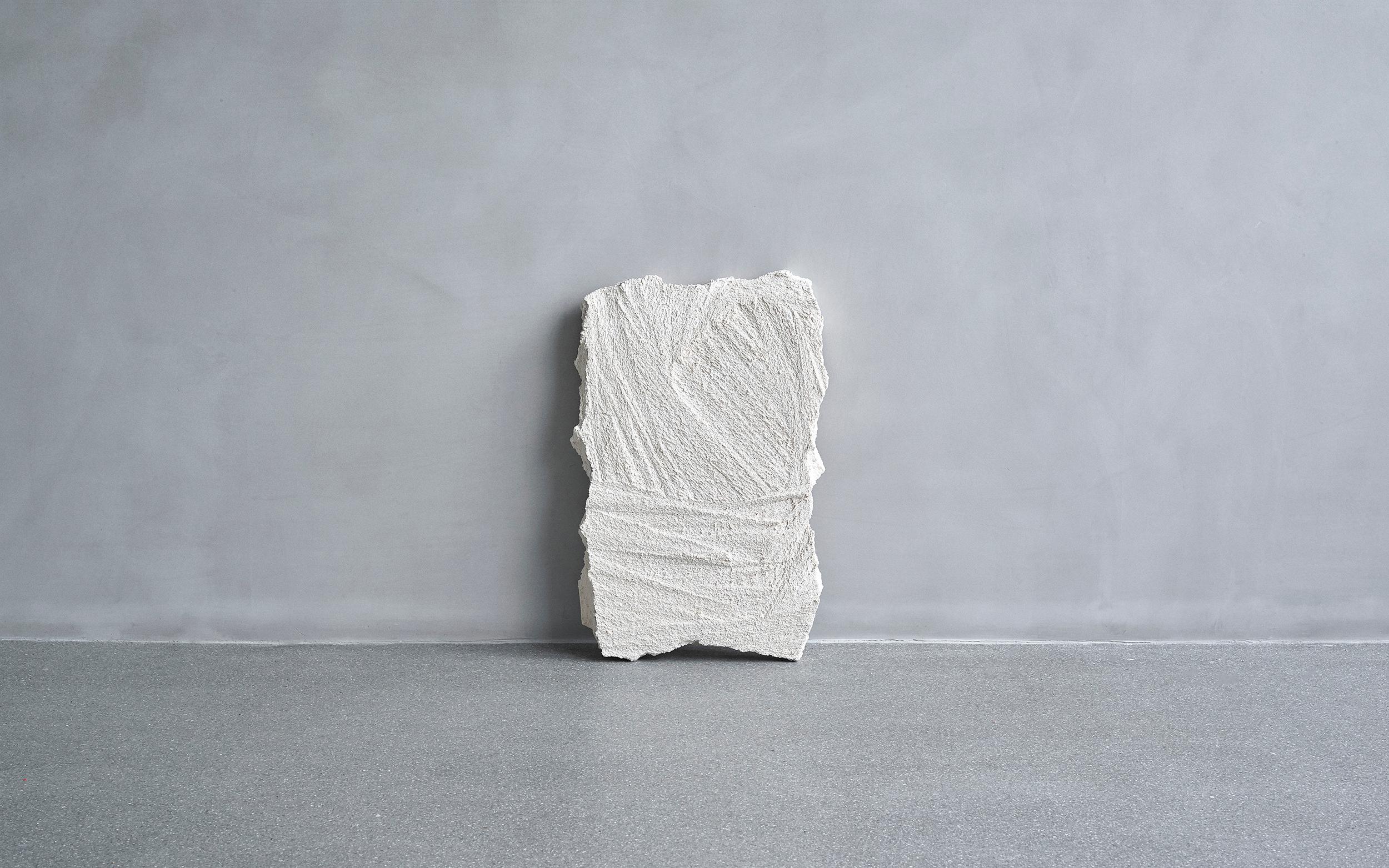 Rock pond wall piece by Andredottir & Bobek
Dimensions: W 320 x H 450 cm
Materials: Reused Foam/mattress and Jesmontite Hardner in Color Grey

Artificial Nature is a collaboration between the artist and design duo Josephine Andredottir and
