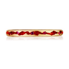 Rock Pool Red Ruby 18ct Yellow Gold Ring