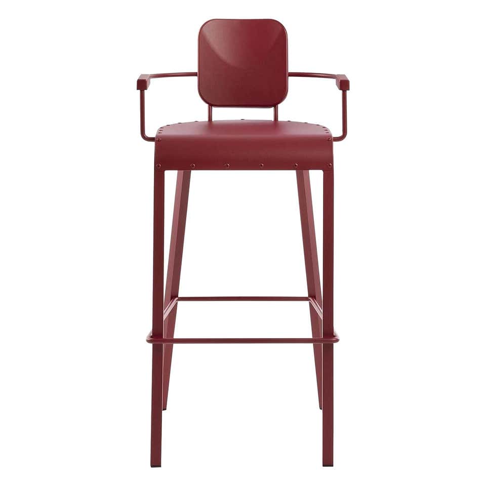Cast Resin 'Dock' Stool and Side Table, Keystone Finish by Zachary A ...