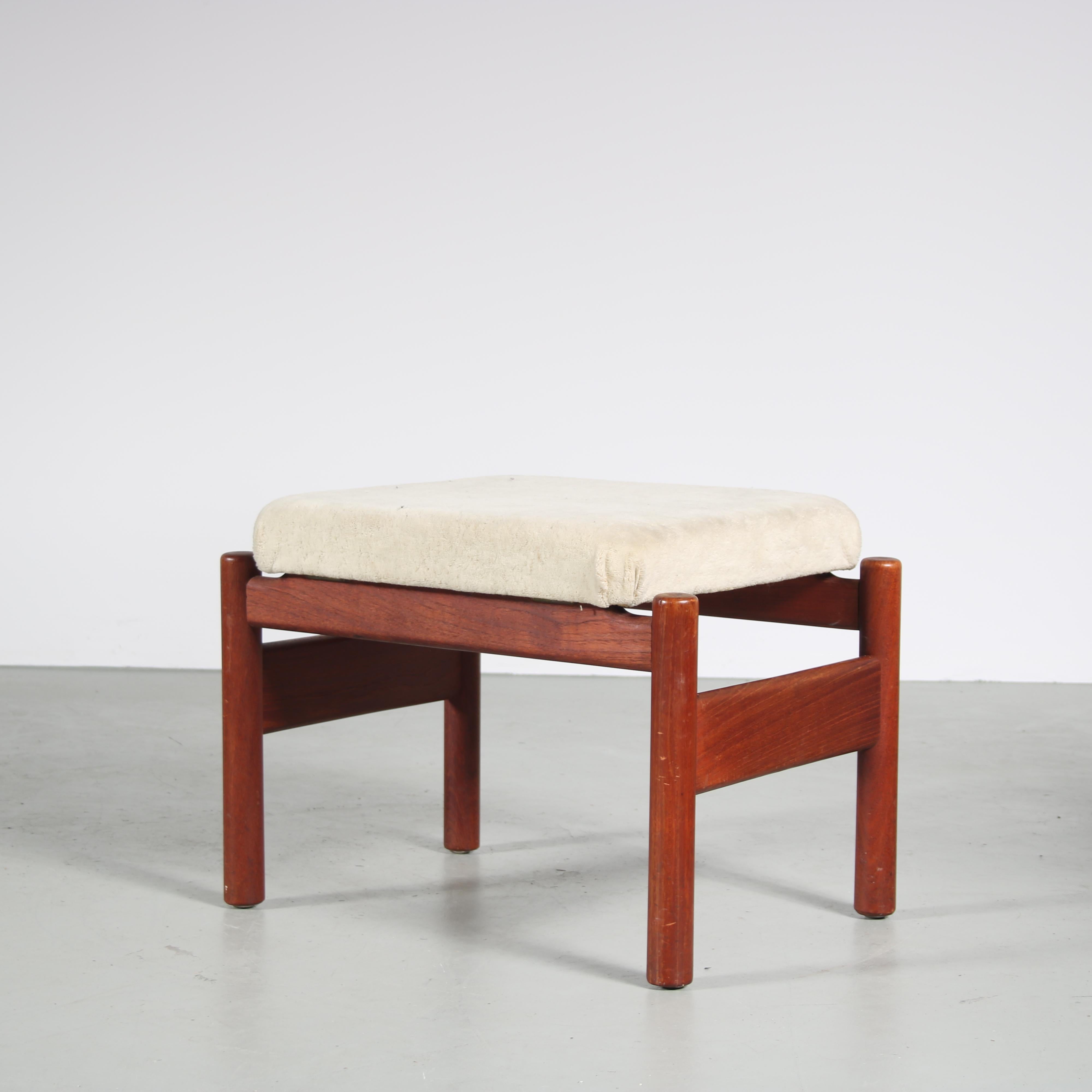 “Rock Royal” Lounge Chair with Ottoman by Sven Ivar Dysthe, Norway, 1960 10