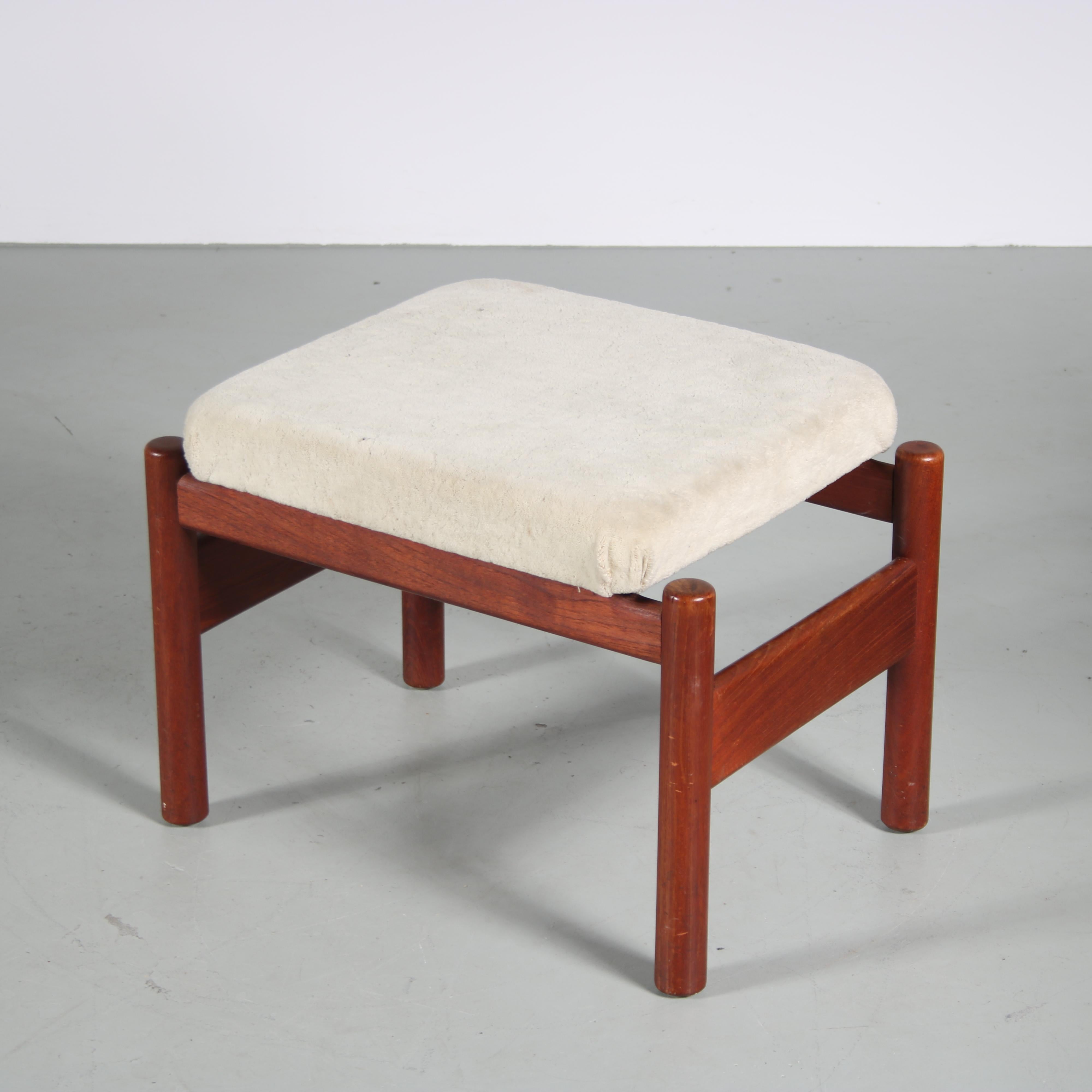 “Rock Royal” Lounge Chair with Ottoman by Sven Ivar Dysthe, Norway, 1960 11