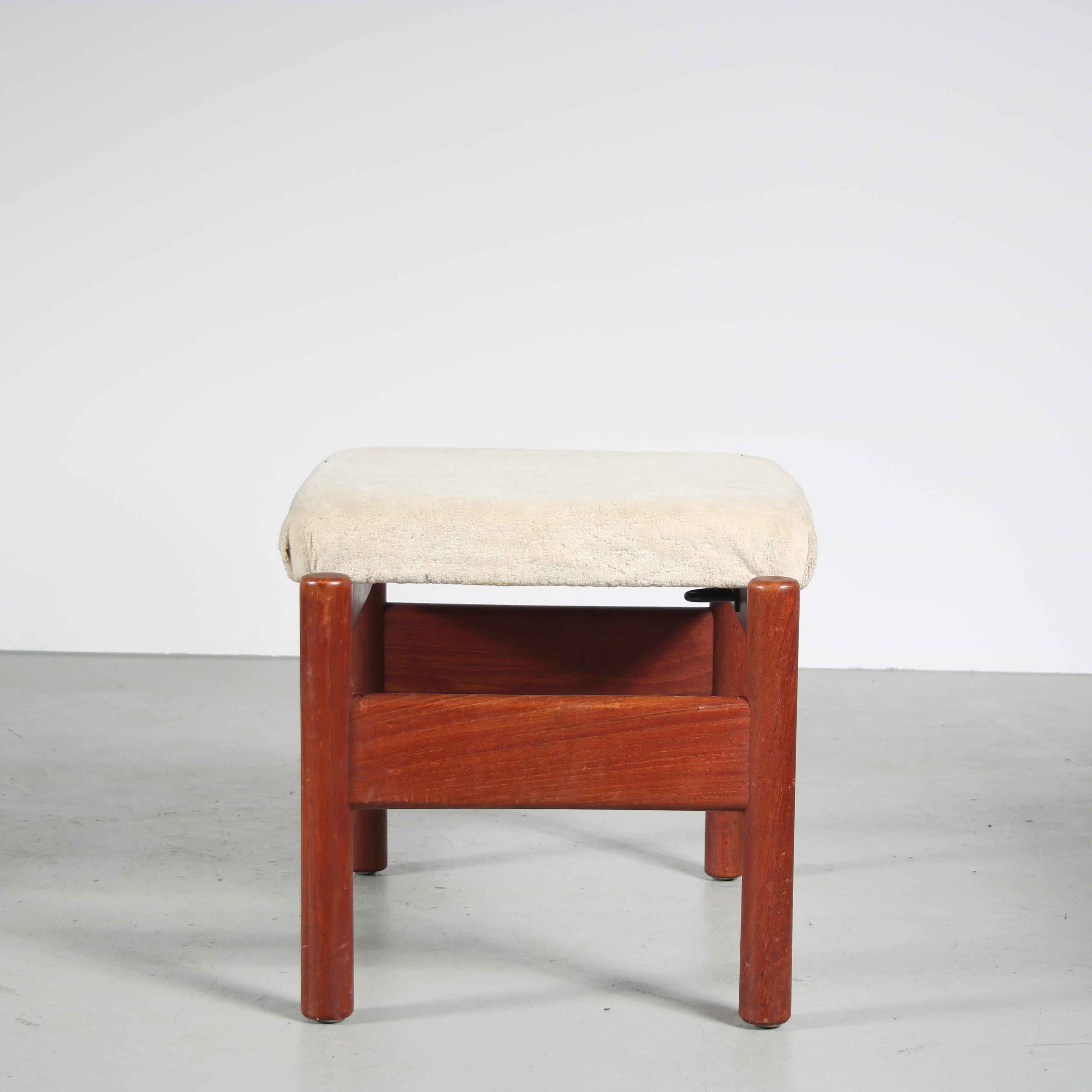 “Rock Royal” Lounge Chair with Ottoman by Sven Ivar Dysthe, Norway, 1960 12