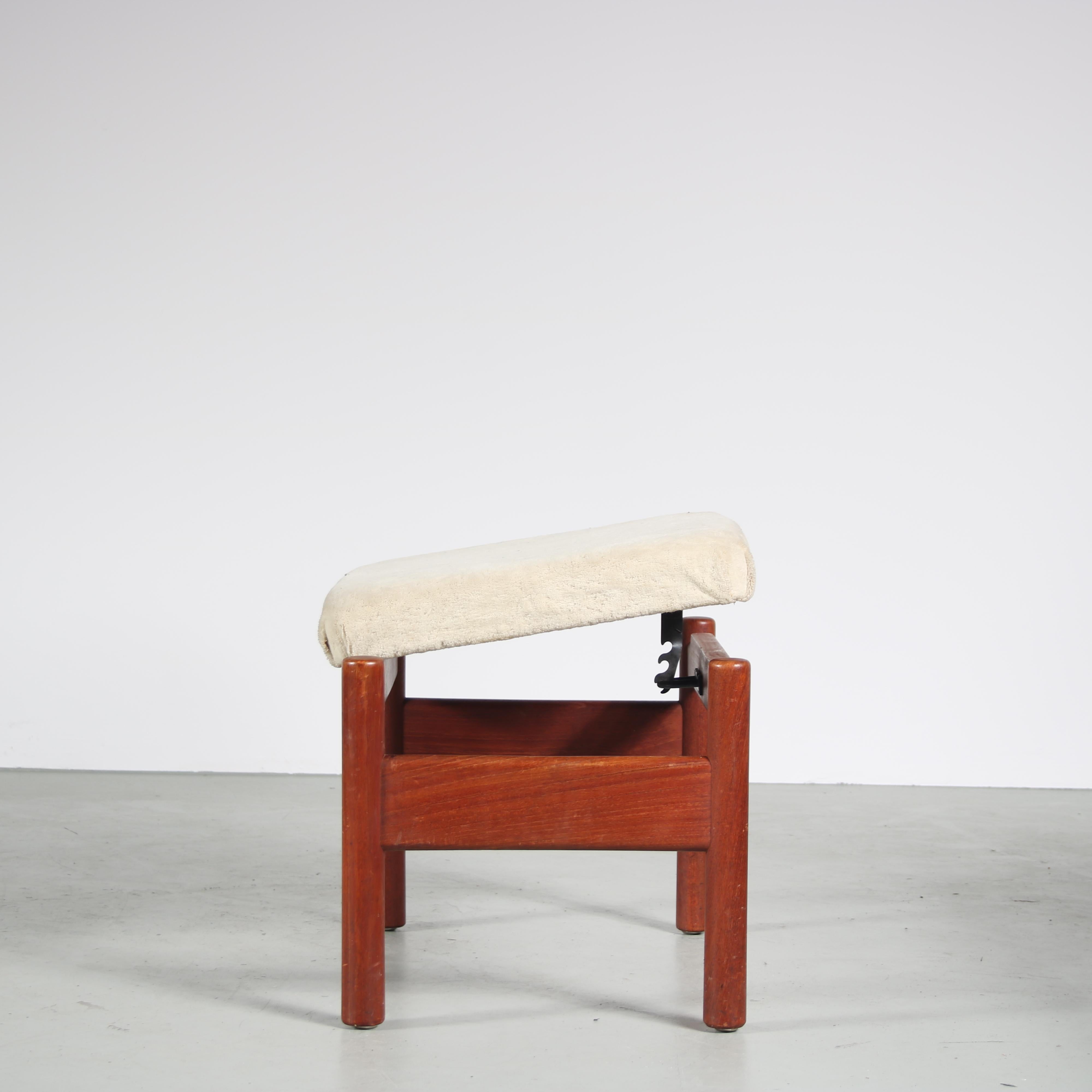 “Rock Royal” Lounge Chair with Ottoman by Sven Ivar Dysthe, Norway, 1960 13