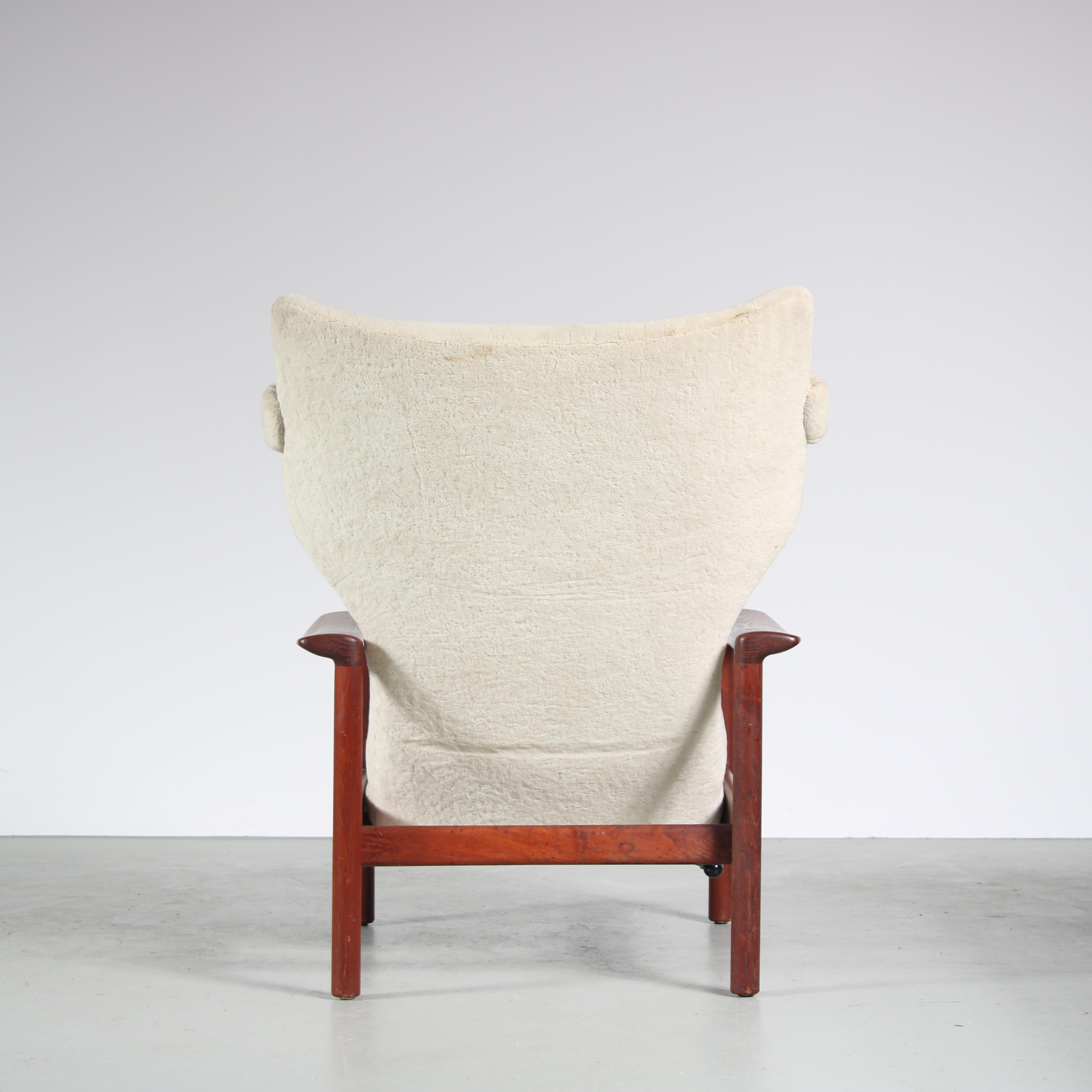 “Rock Royal” Lounge Chair with Ottoman by Sven Ivar Dysthe, Norway, 1960 2
