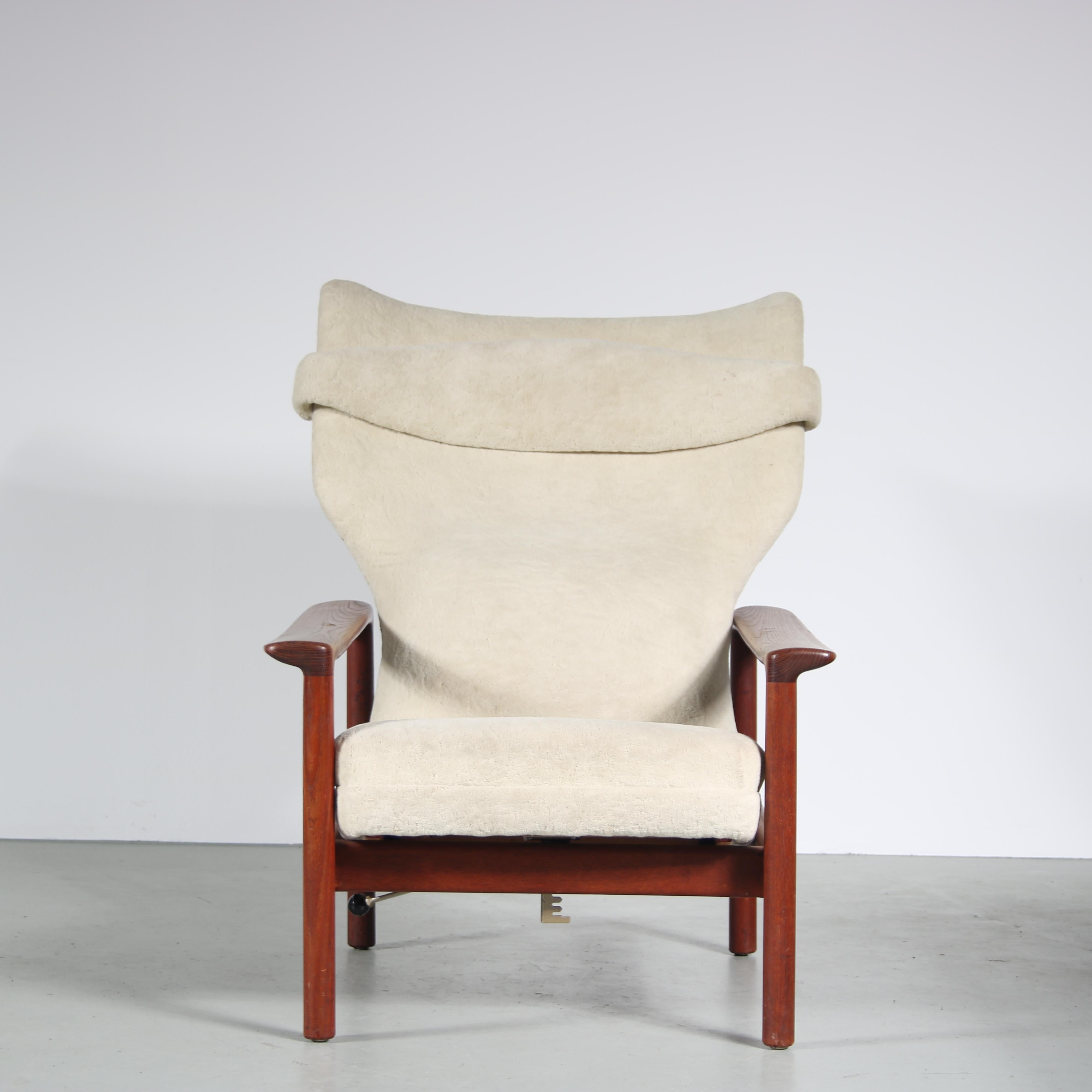 “Rock Royal” Lounge Chair with Ottoman by Sven Ivar Dysthe, Norway, 1960 3