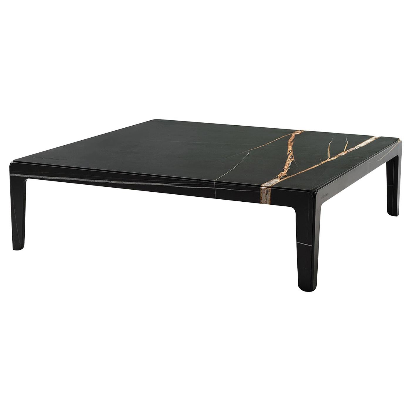 Rock Sahara Noir Marble Coffee Table by Alberto Colzani