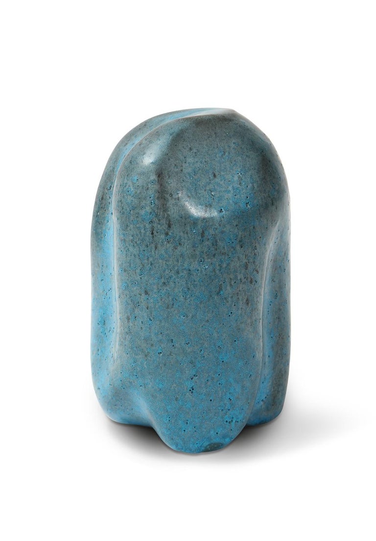 Glazed Rock Sculpture #6 by David Haskell For Sale