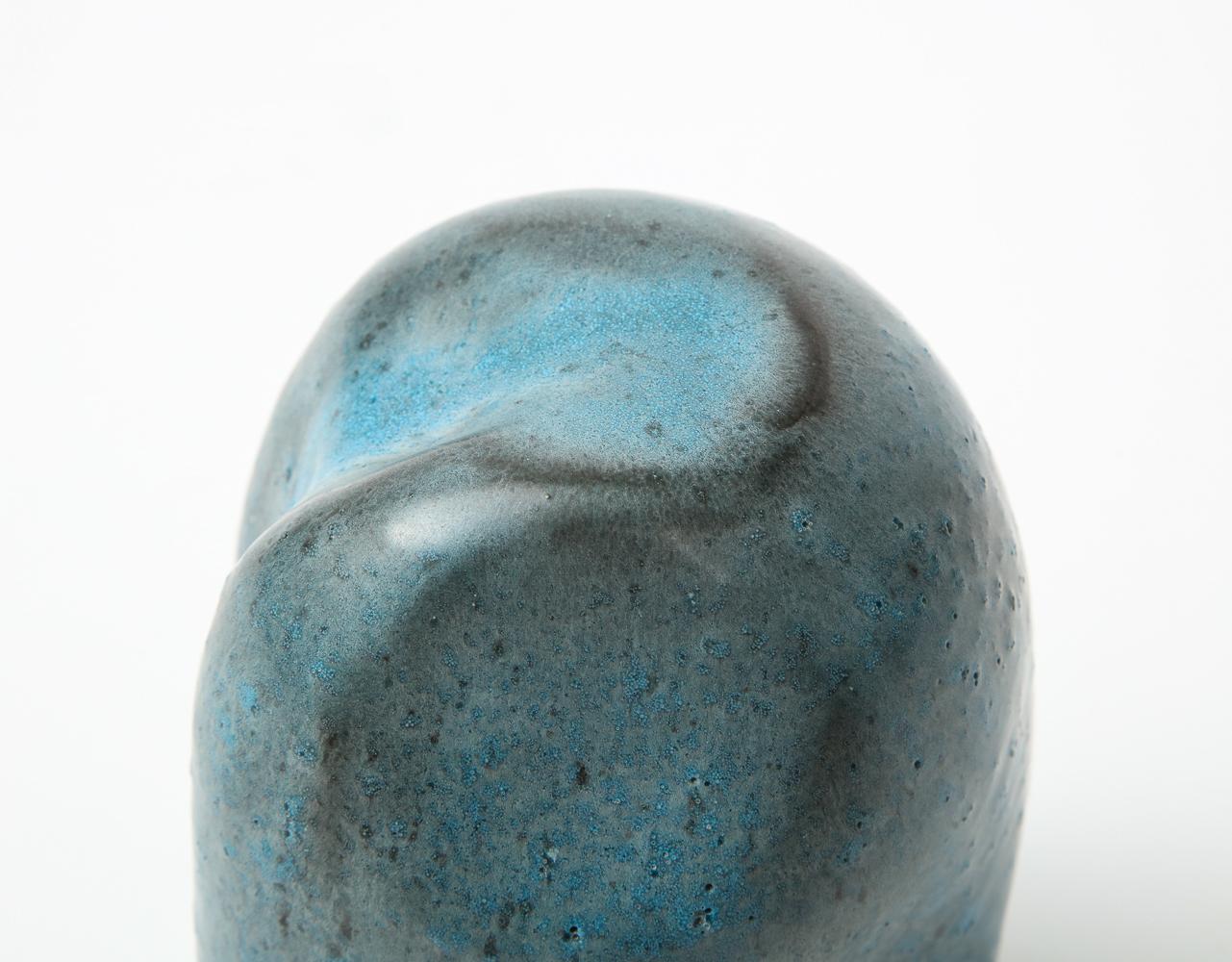 Glazed Rock Sculpture #6 by David Haskell For Sale