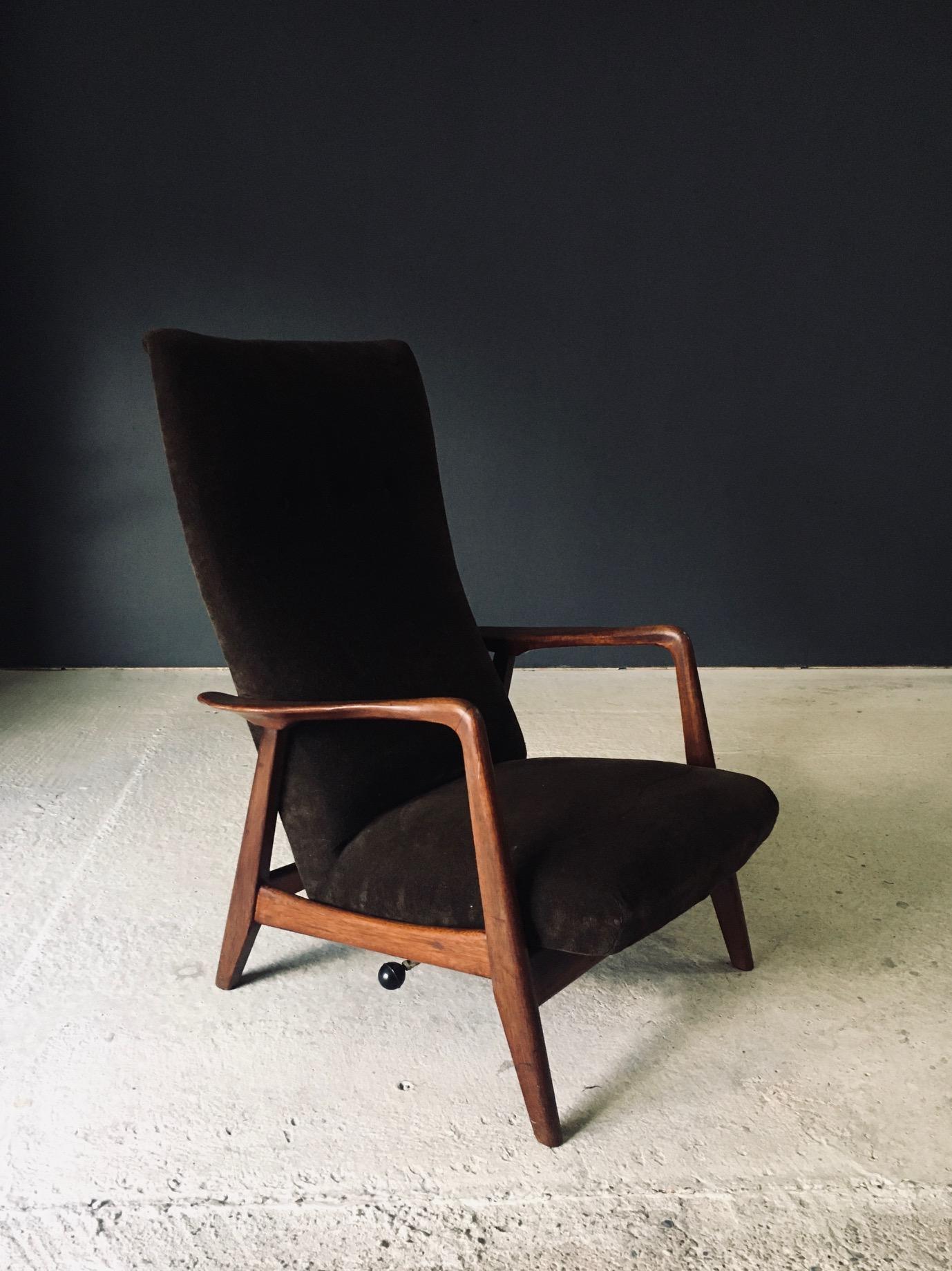 Rock Siësta Lounge Chair set by A. Relling and T. Bekken for Arnestad Bruk (Stoff) im Angebot