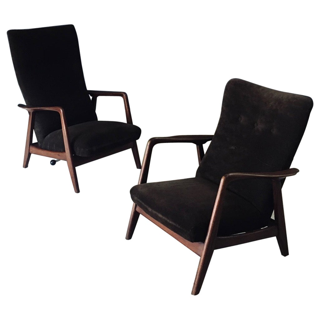 Rock Siësta Lounge Chair set by A. Relling and T. Bekken for Arnestad Bruk im Angebot