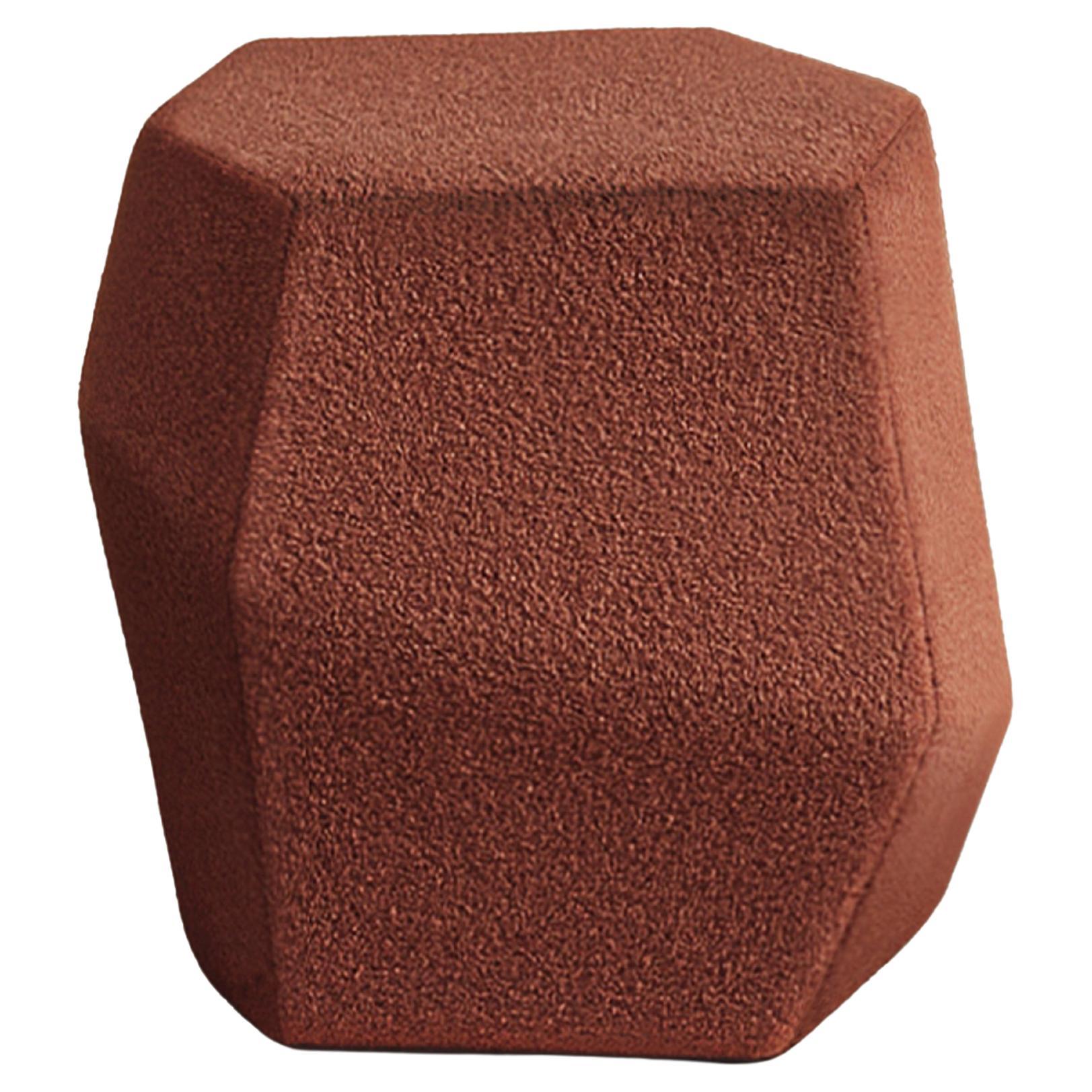 Rock Stool, Bouclé, InsidherLand by Joana Santos Barbosa For Sale