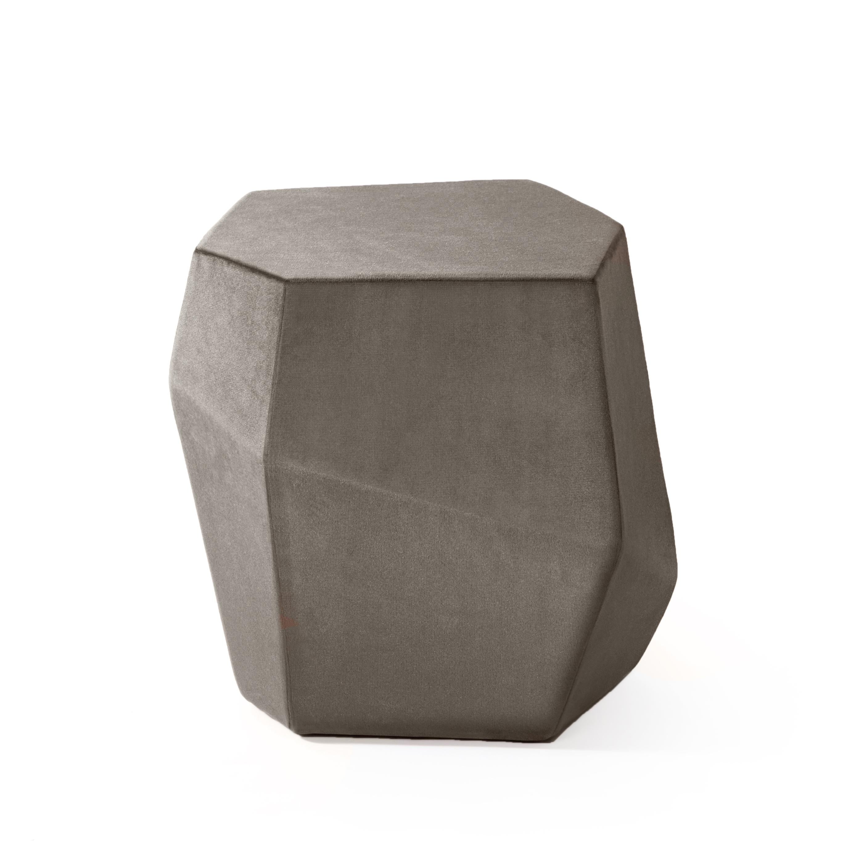 Hand-Crafted Rock Stool, COM, Insidherland by Joana Santos Barbosa For Sale