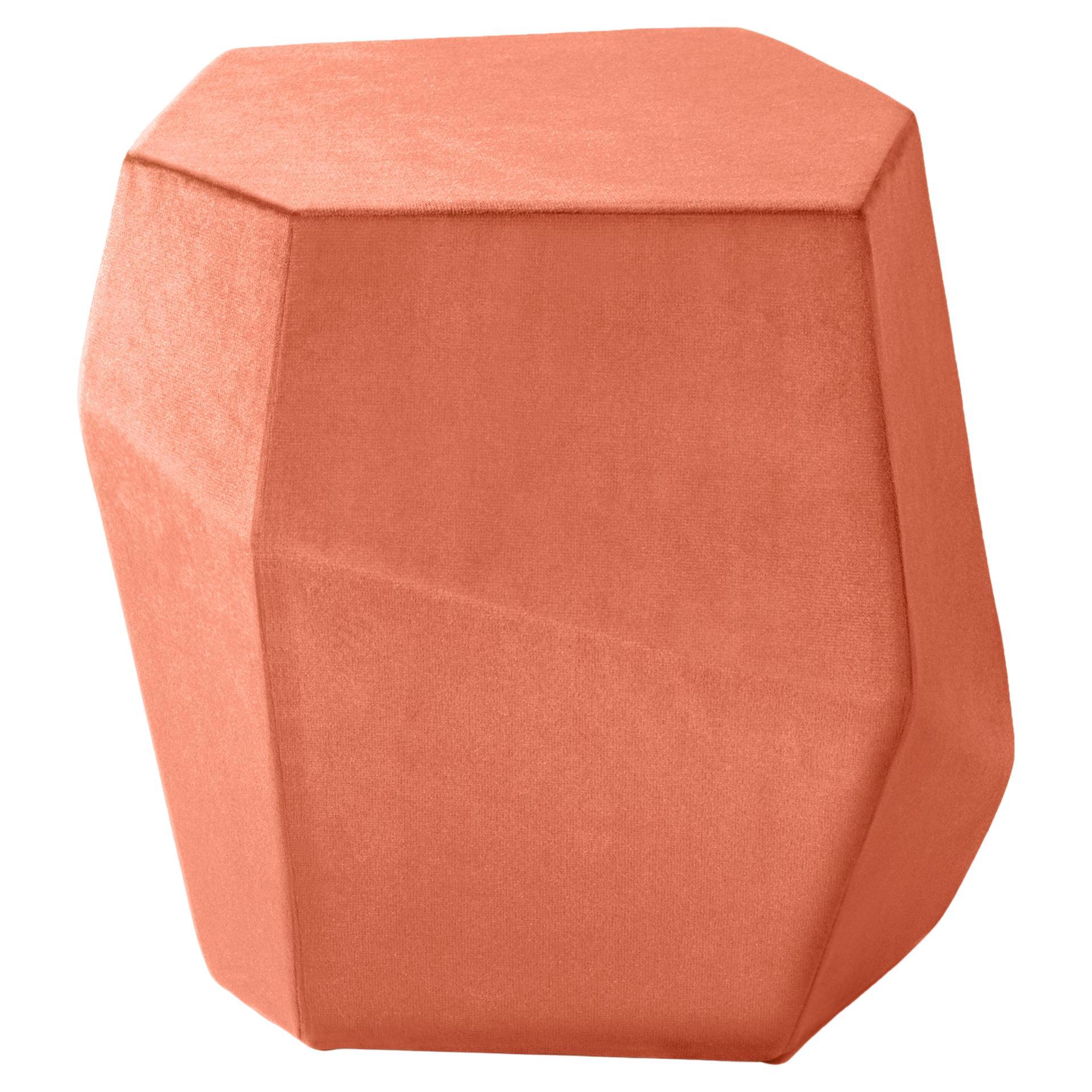Rock Stool, Velvet, InsidherLand by Joana Santos Barbosa For Sale