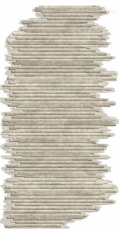 ROCK STRATA – Custom Handmade Rug in TENCEL / New Zealand Wool by Rugs & Co