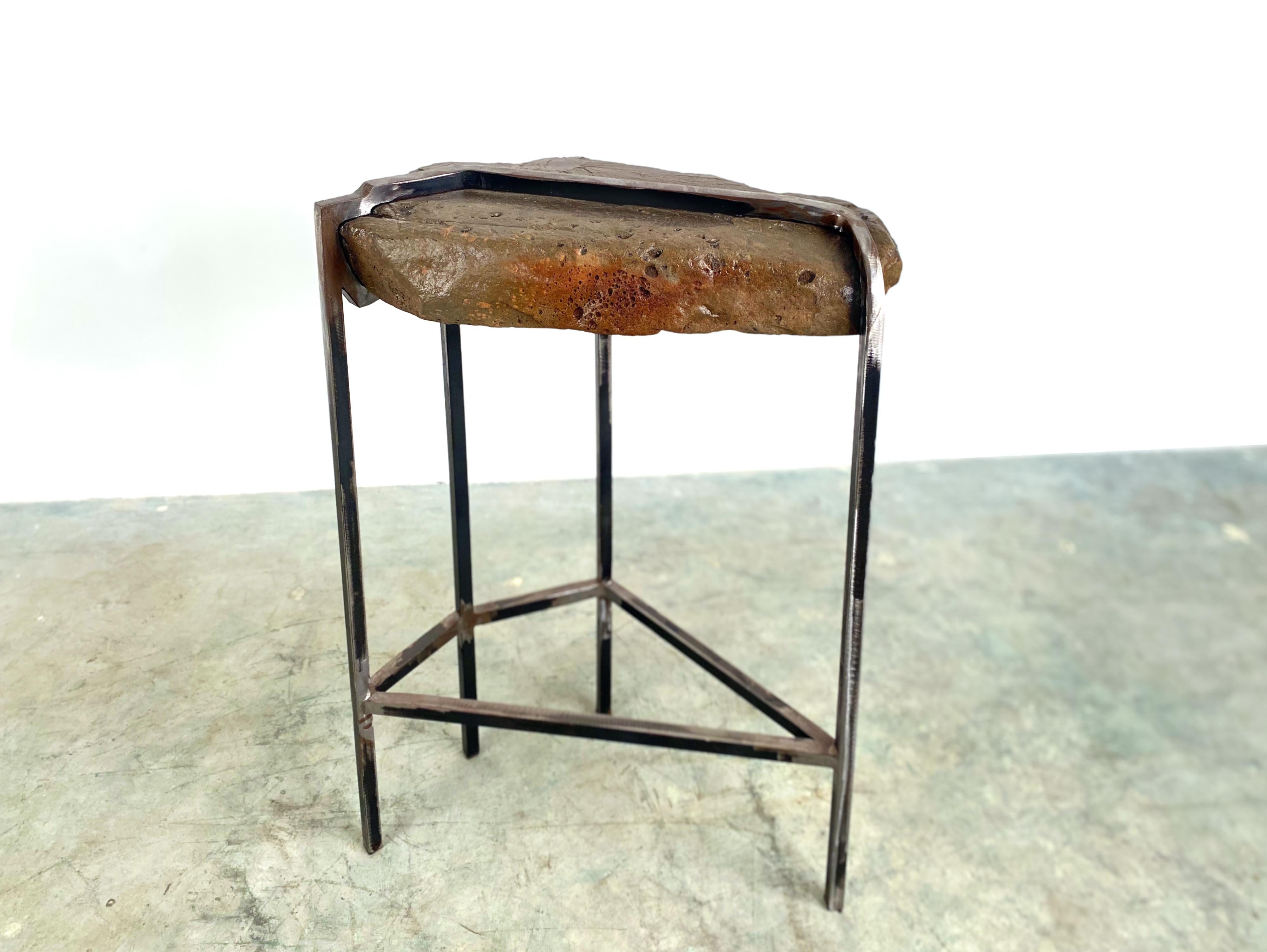 sculptural rock tables