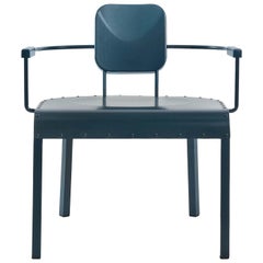 Rock4 Blue Lounge Armchair by Marc Sadler