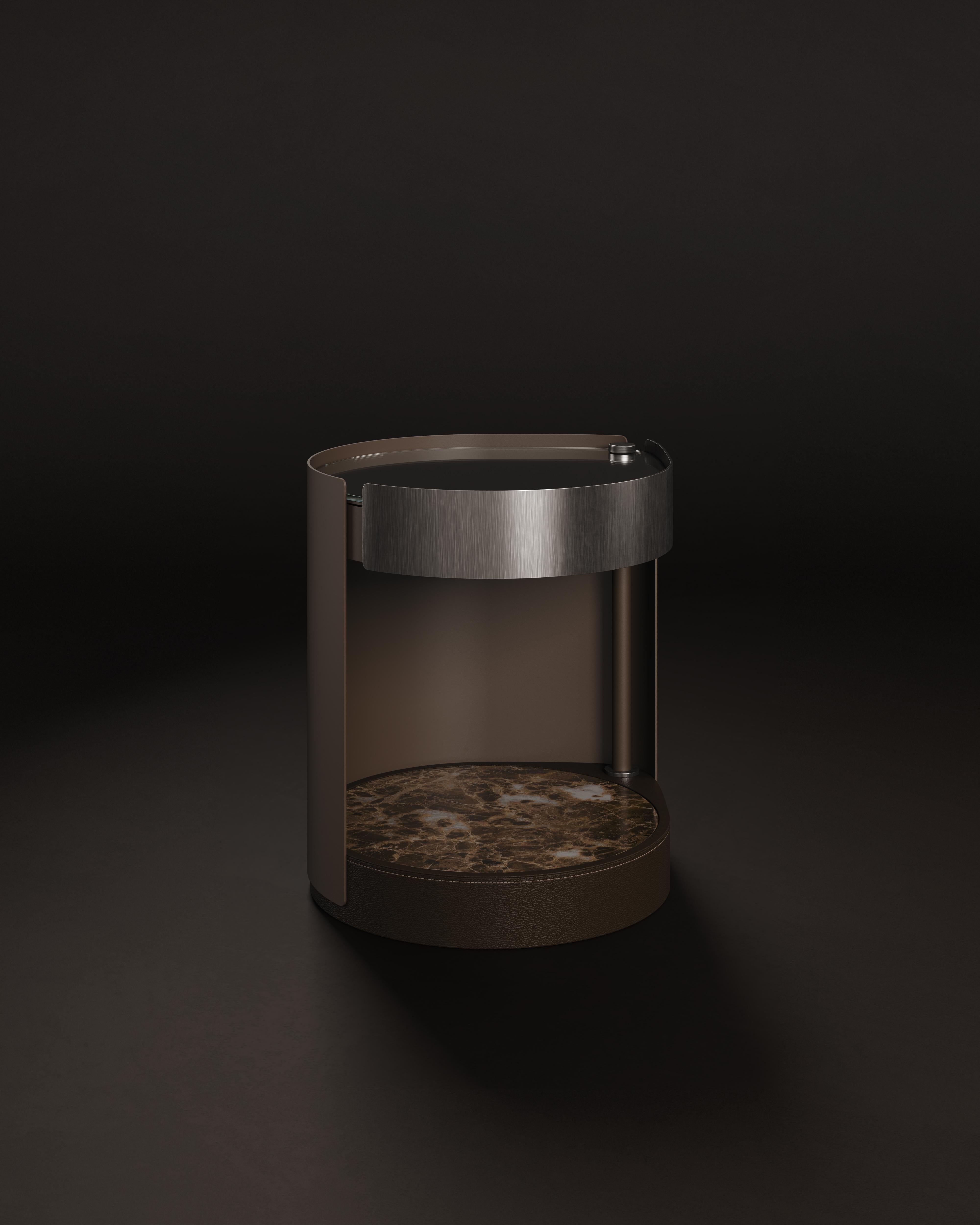 Rockefeller Bedside Table By Porus Studio Made in Portugal im Angebot 10