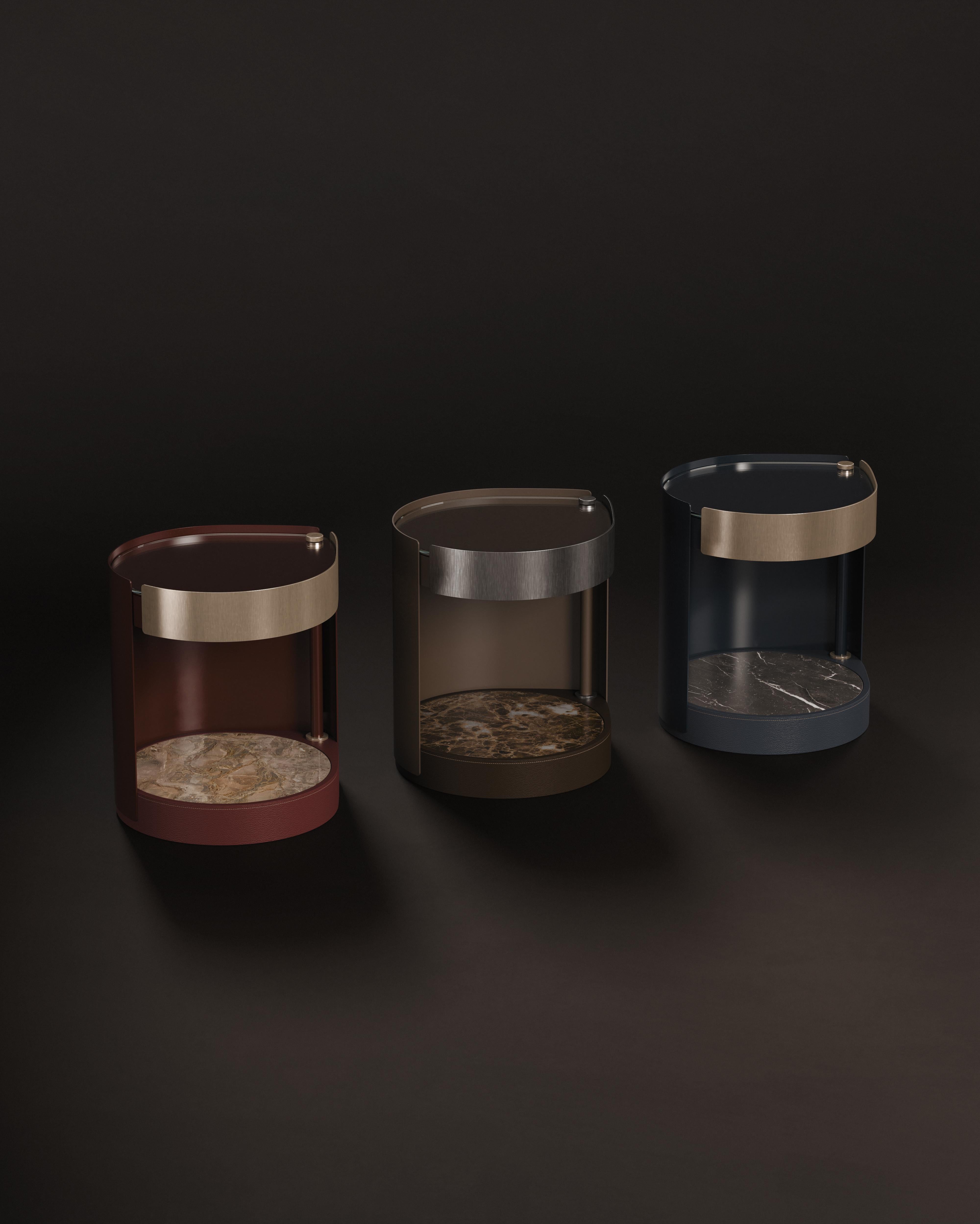 Rockefeller Bedside Table By Porus Studio Made in Portugal im Angebot 11