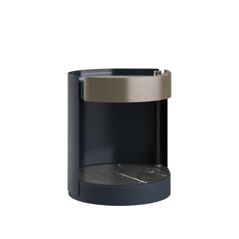 Rockefeller Bedside Table By Porus Studio Made in Portugal (21. Jahrhundert und zeitgenössisch) im Angebot