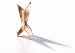 Rocket Bronze Maxi Sculptural Wall Mirror by GTG Design Couture