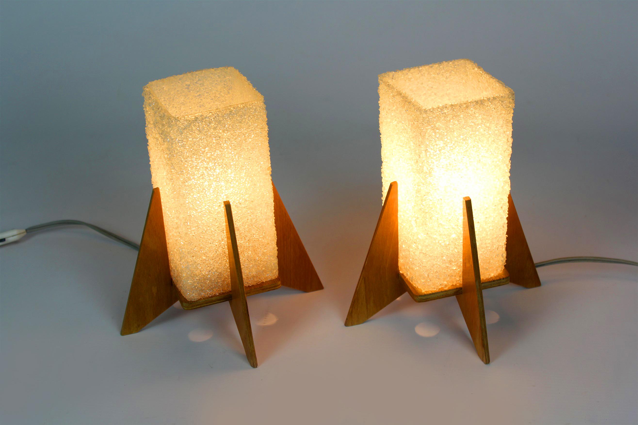 Rocket Table Lamps from Pokrok Zilina, 1970s, Set of 2 For Sale 7