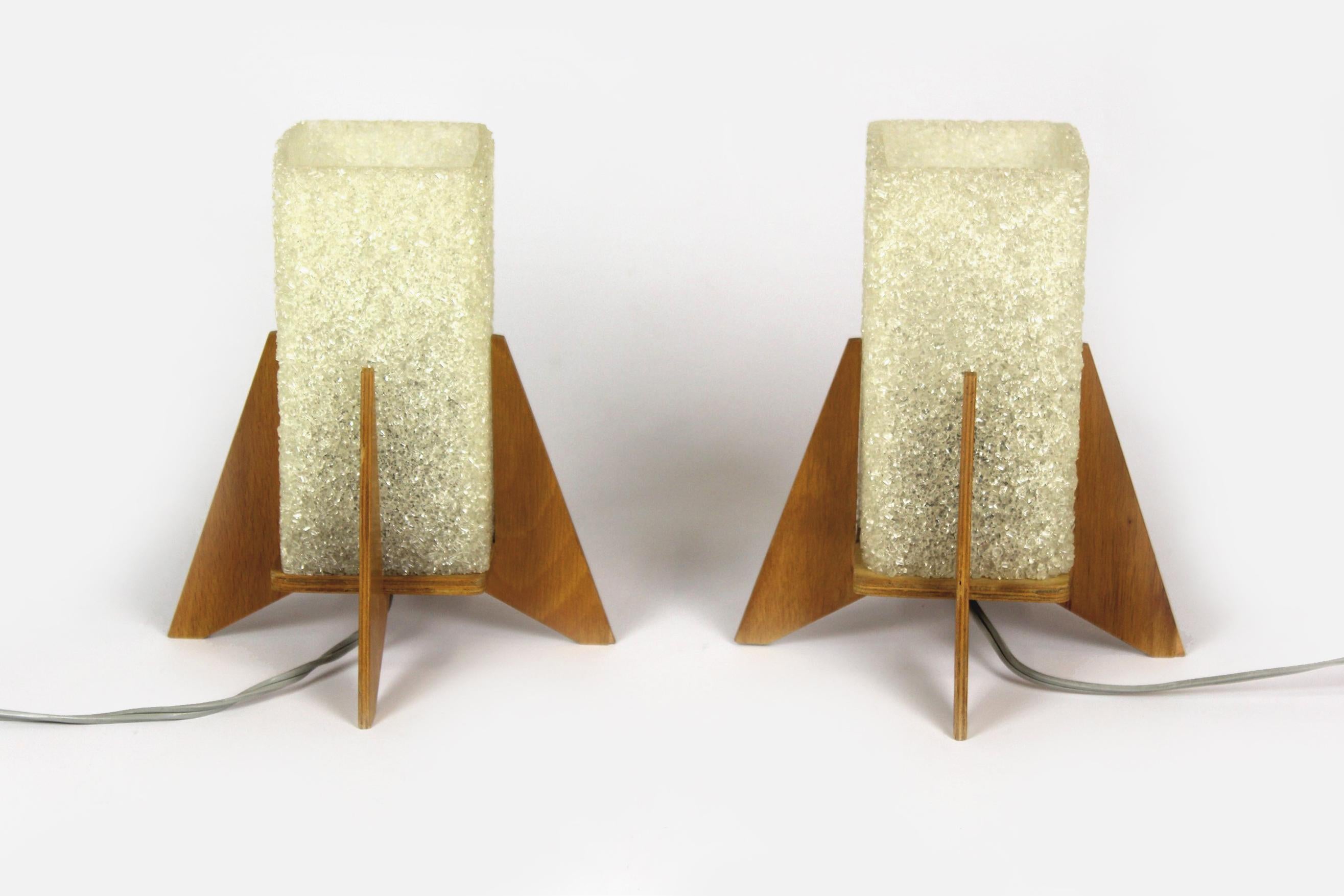 Rocket Table Lamps from Pokrok Zilina, 1970s, Set of 2 For Sale 2
