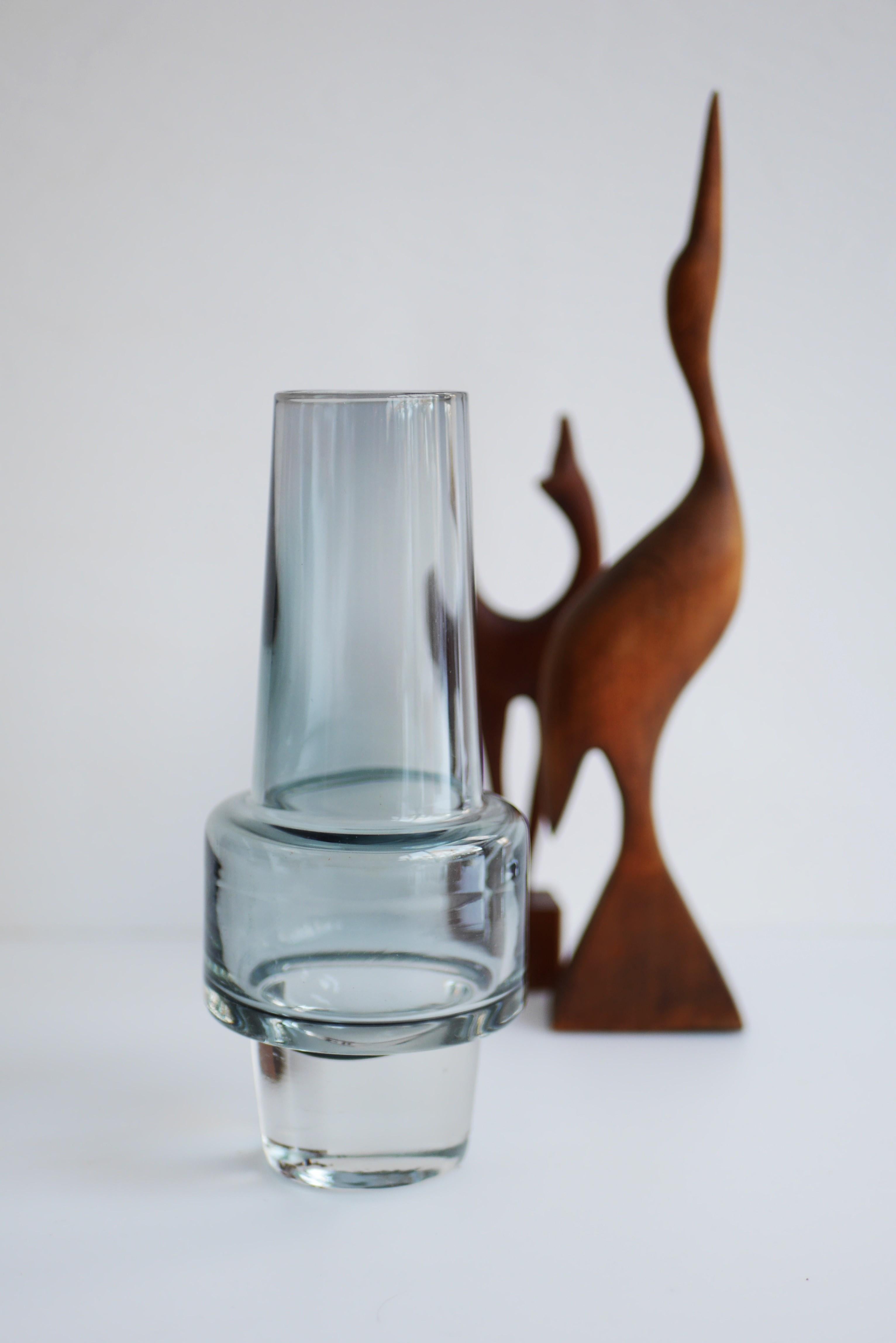 'Rocket' Vase by Inge Samuelsson, Sea Glassbruk For Sale 5