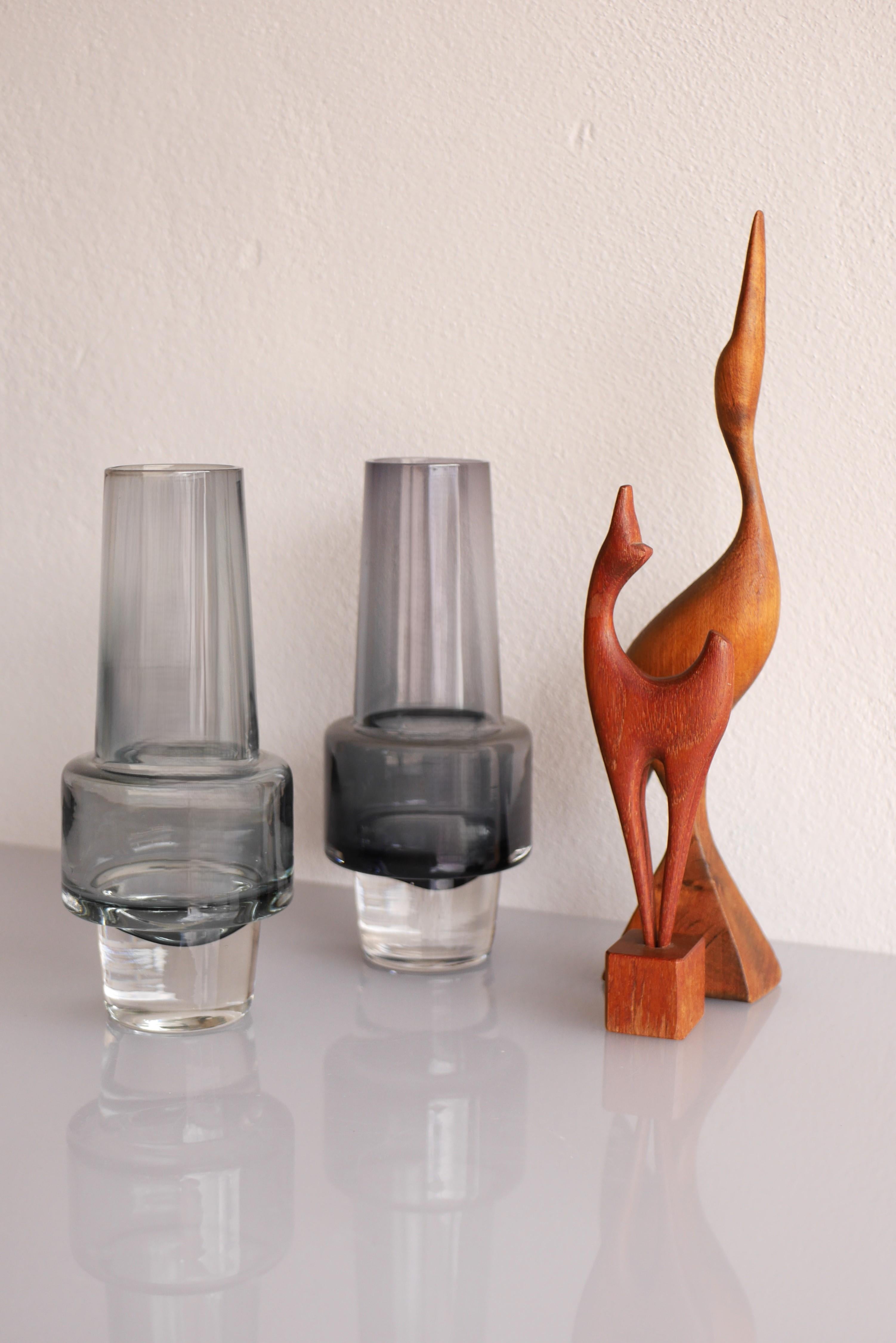 'Rocket' Vases by Inge Samuelsson, Sea Glassbruk 9