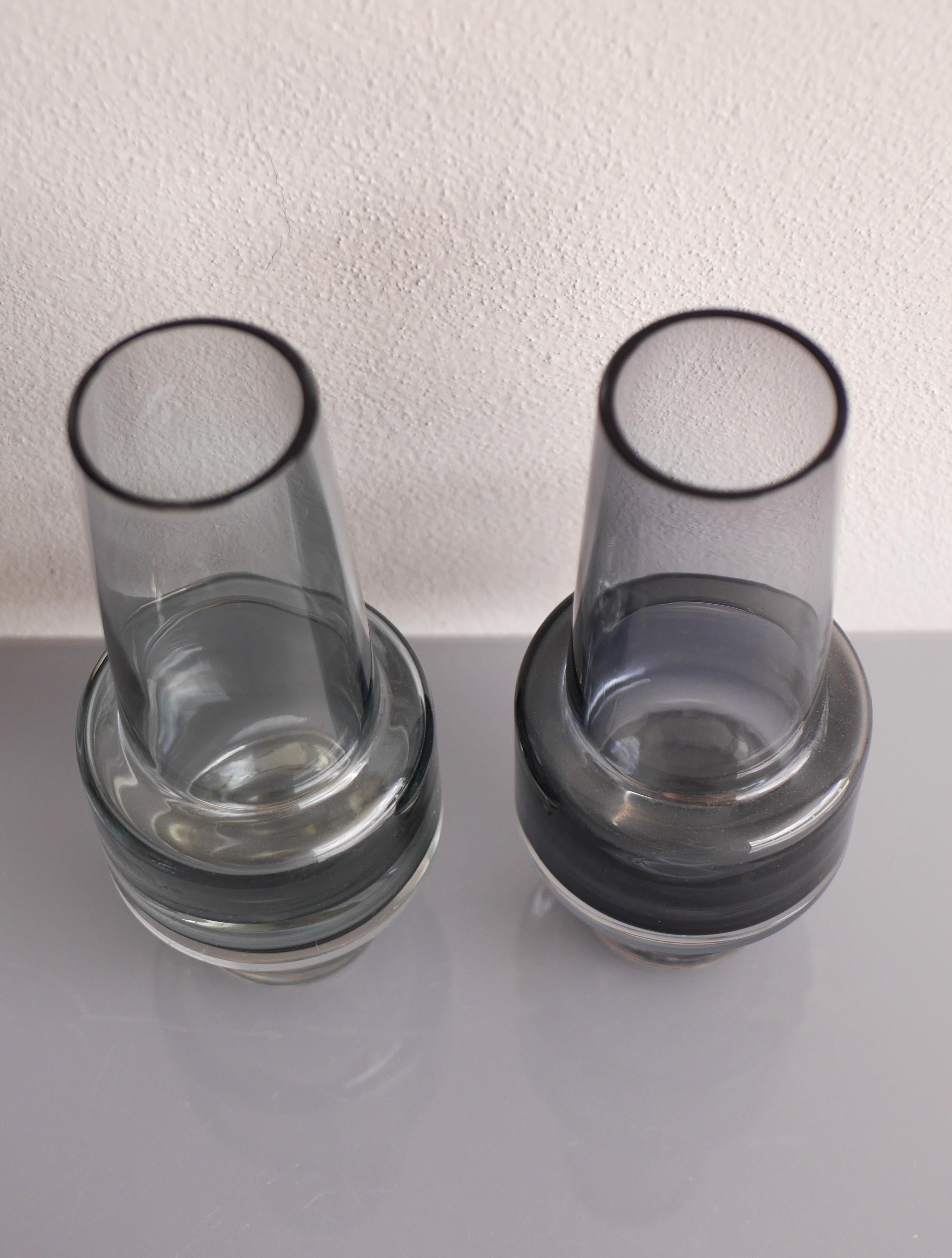 'Rocket' Vases by Inge Samuelsson, Sea Glassbruk 2