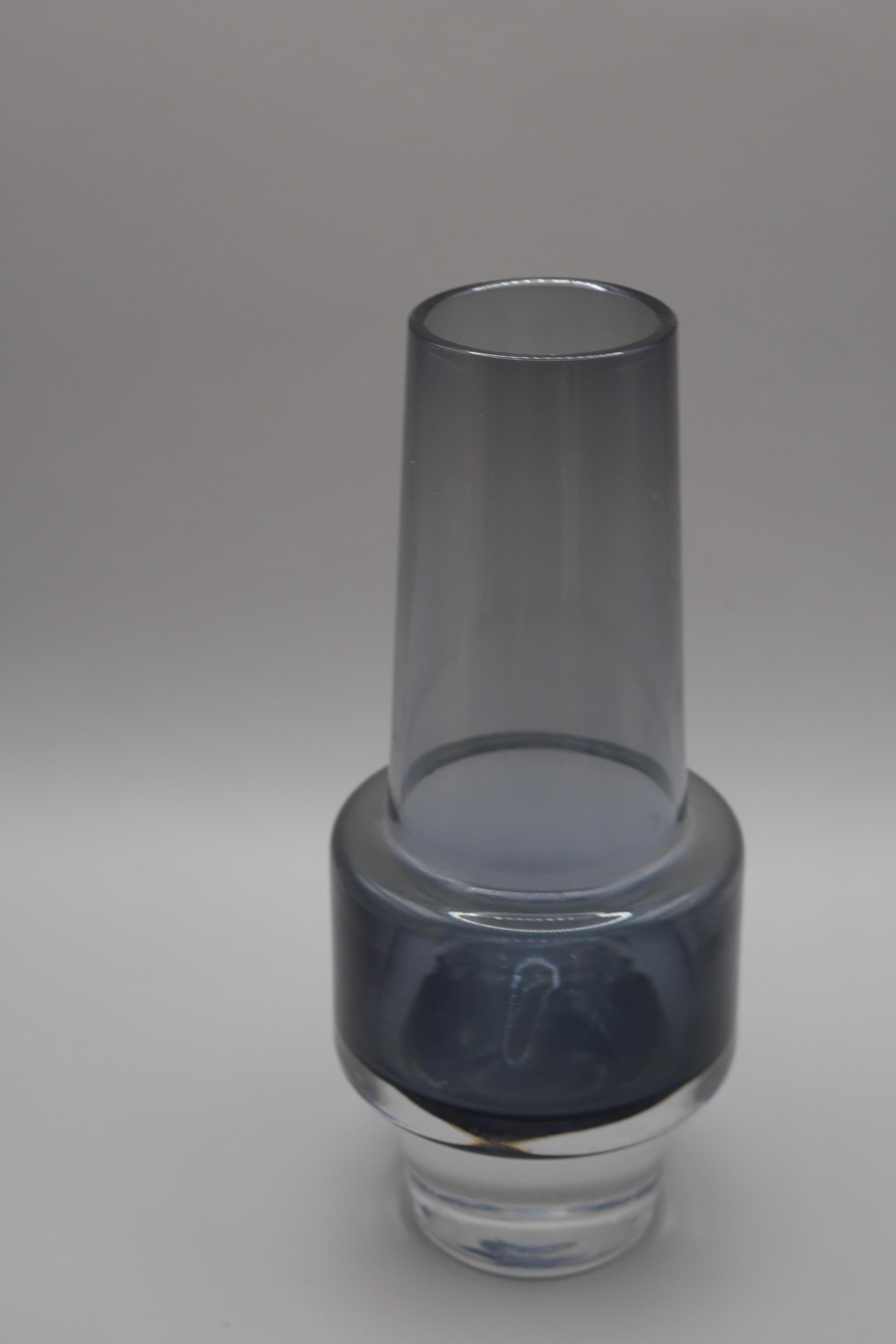 Mid-Century Modern 'Rocket' Vase by Inge Samuelsson, Sea Glassbruk