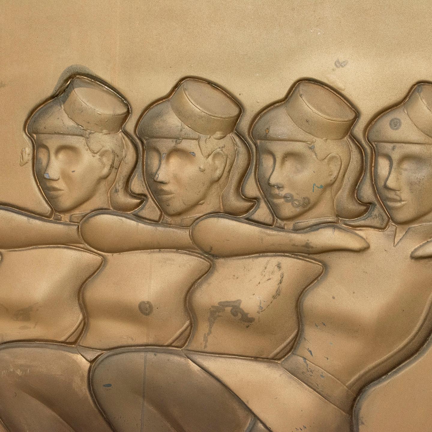 Rockettes Decorative Panel by Mark Yurkiw In Good Condition For Sale In Wilton, CT