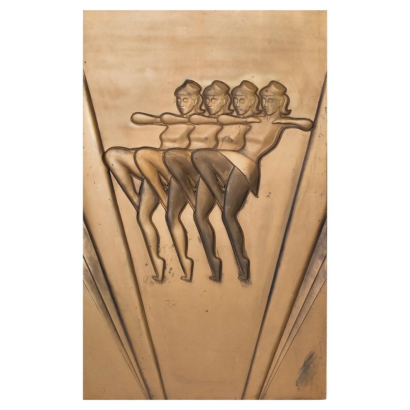 Rockettes Decorative Panel by Mark Yurkiw For Sale