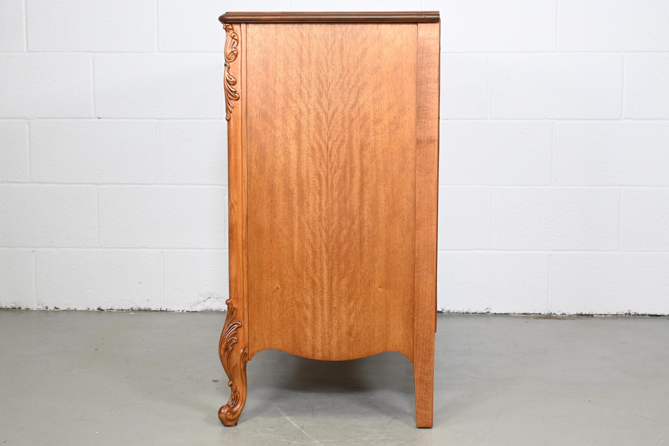 Rockford Furniture Co French Burl Wood Sideboard 1