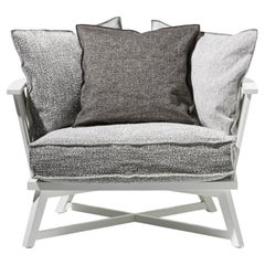 Rocking armchair Gervasoni Gray 07 design Paola Navone - White oak