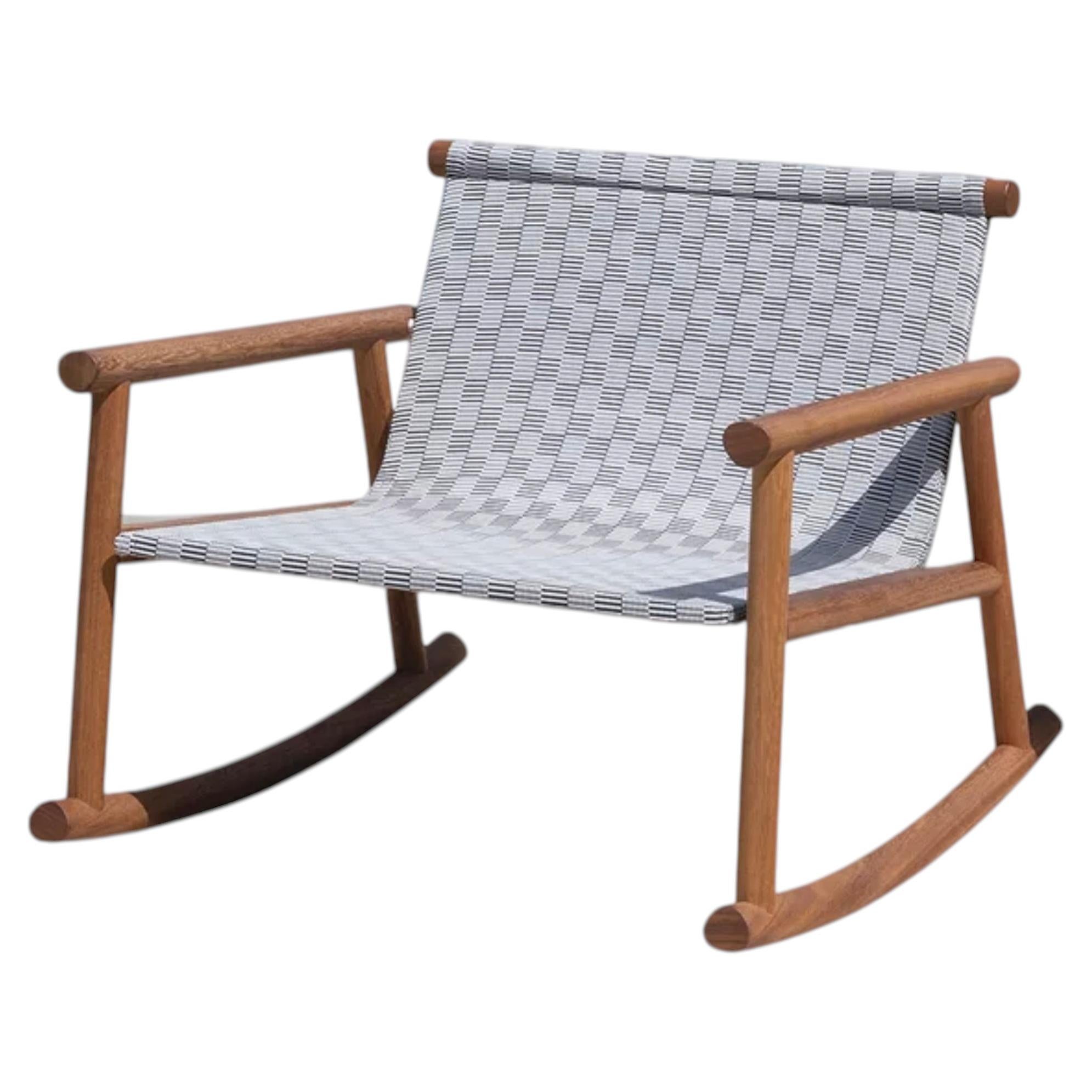 Rocking armchair Gervasoni Hashi 09 design Federica Biasi