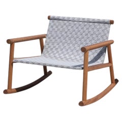Rocking armchair Gervasoni Hashi 09 design Federica Biasi