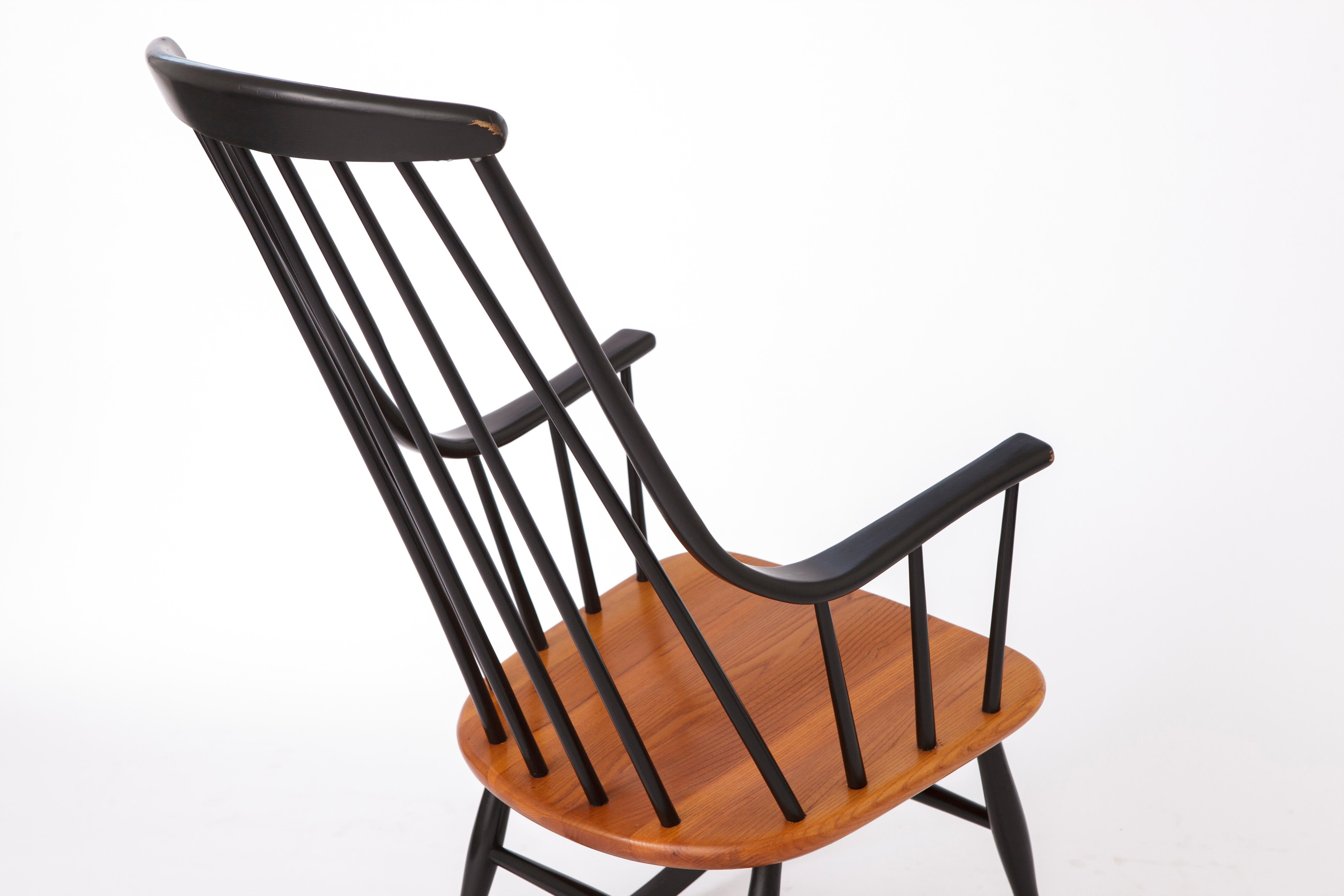 Milieu du XXe siècle Chaise à bascule des années 1960 par Lena Larsson pour Nesto, Sweden en vente