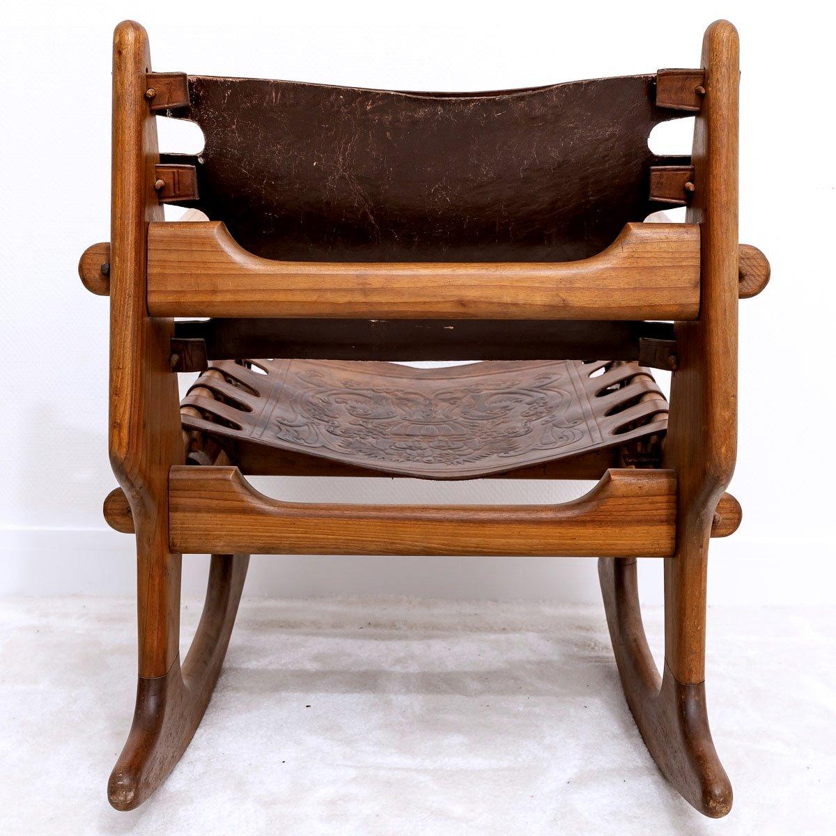 Rocking Chair Angel Pazmino For Muebles De Estilo - XXth Time For Sale 3