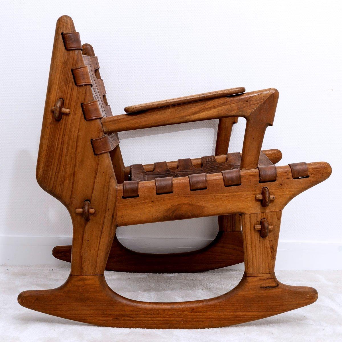 Rocking Chair Angel Pazmino For Muebles De Estilo - XXth Time For Sale 1