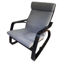 Rocking-Chair Armchair - Scandinavian Design - 1980s