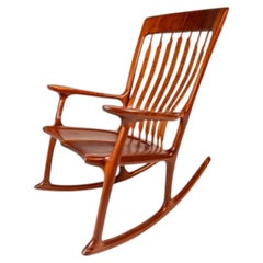 Rocking Chair Attributed to Hal Taylor after Sam Maloof, James Krenov, USA, 1980
