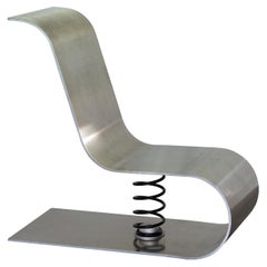 Rocking Chair Bent Aluminium 10 mm Sheet Contemporary MINUS by KUTARQ