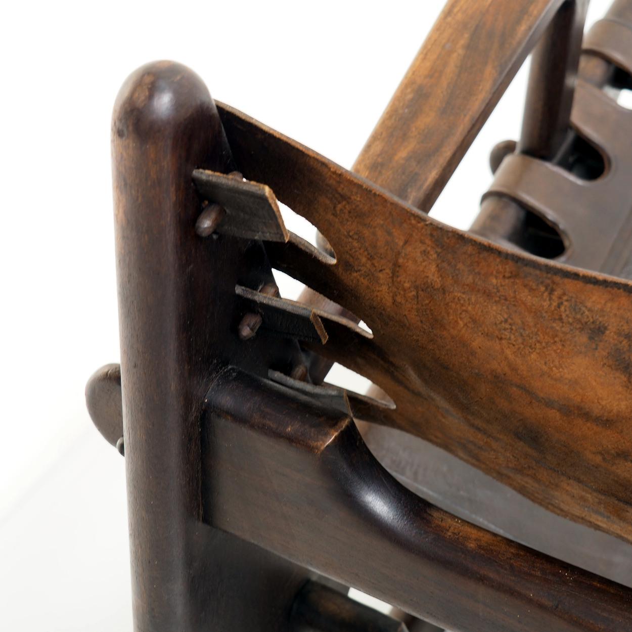 Late 20th Century Rocking Chair by Angel Pazmiño for Muebles de Estilo, Ecuador For Sale