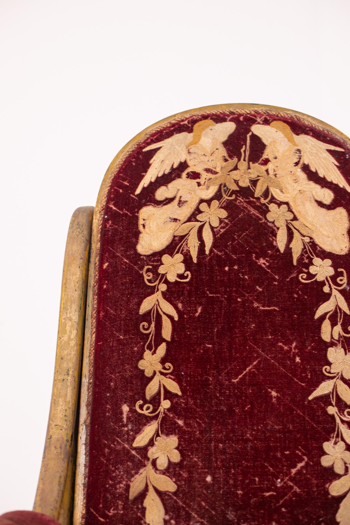 Chaise à bascule d'Anton Fix et Micheal Thonet, années 1850 en vente 5