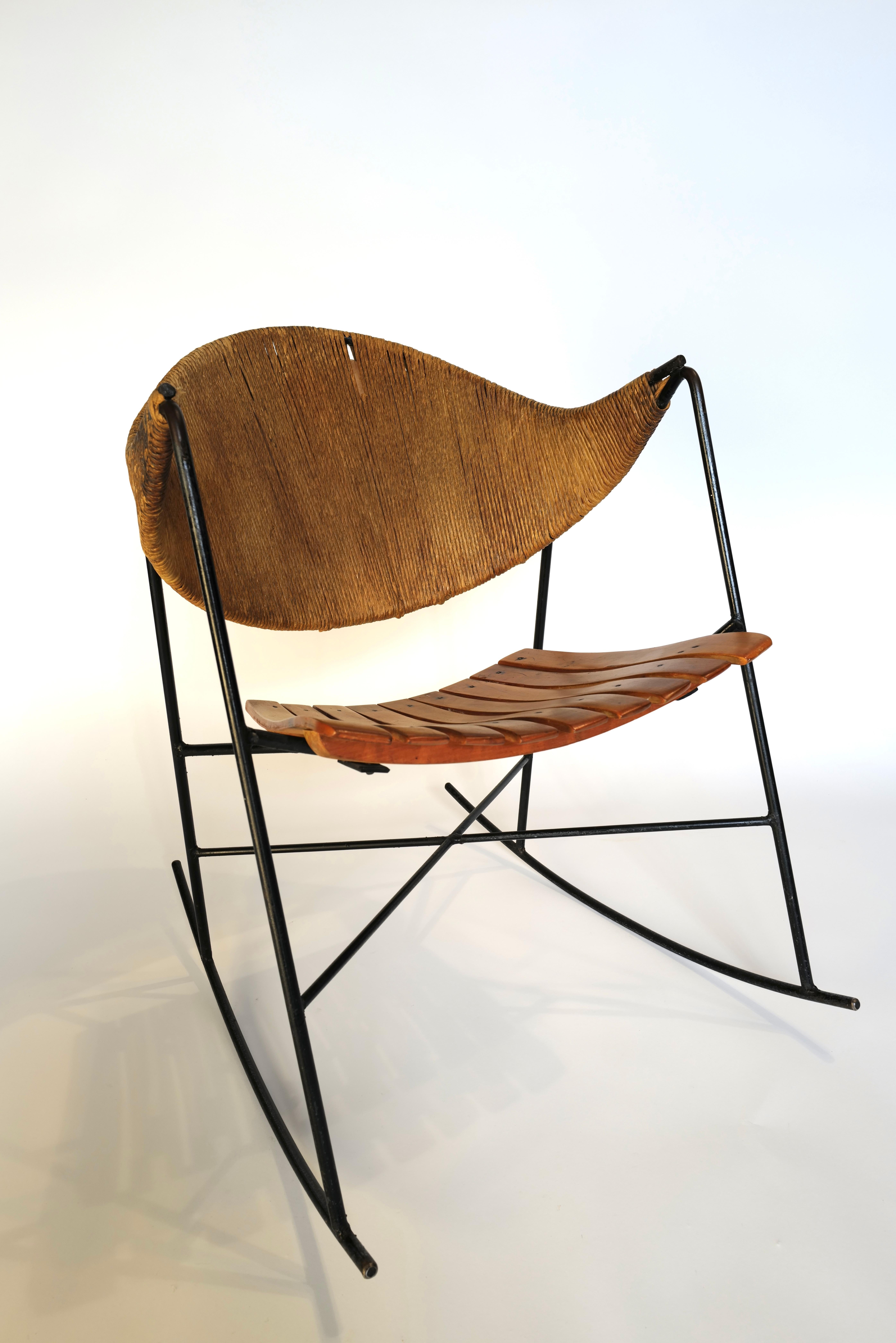 Rocking Chair by Arthur Umanoff For Sale 11