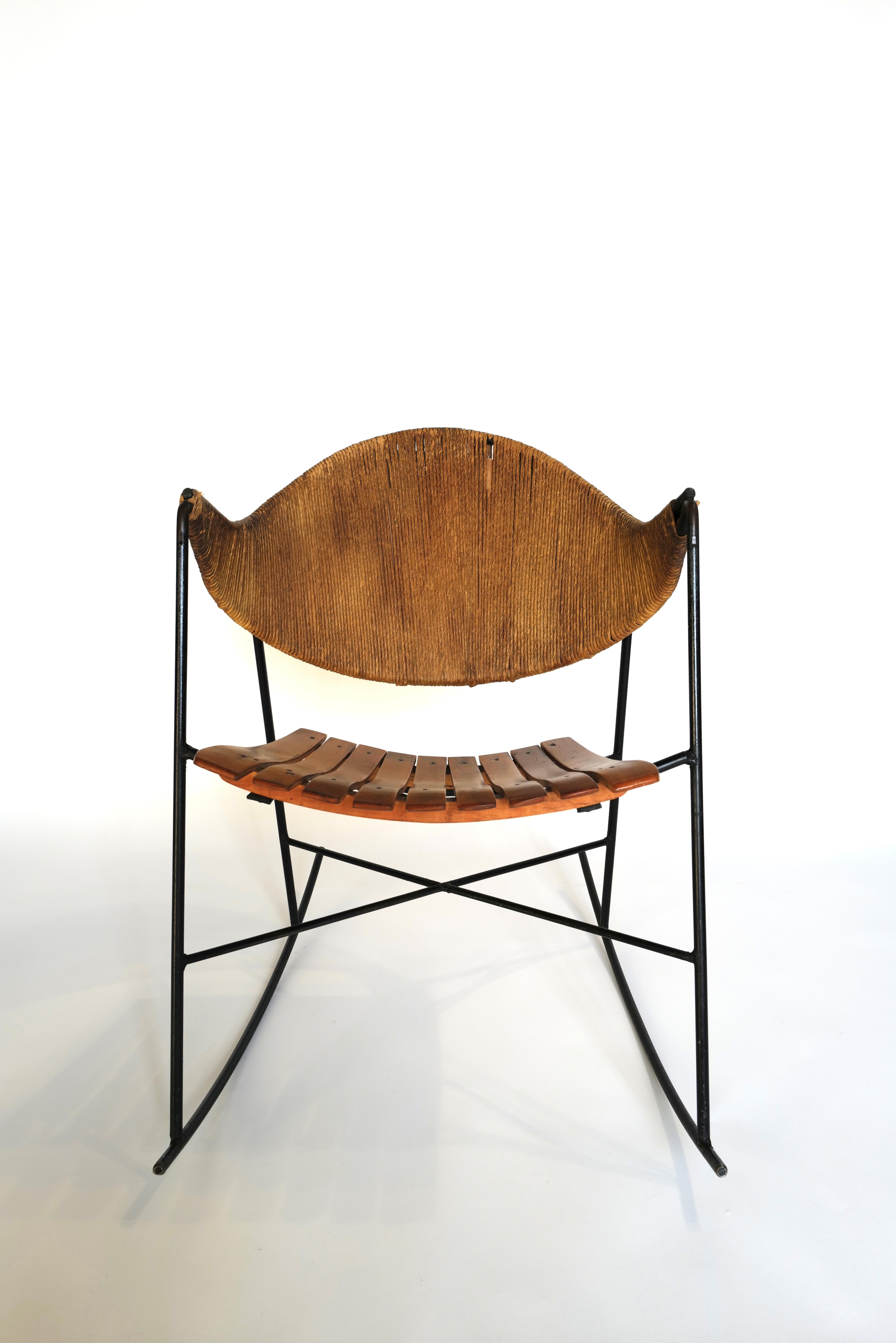 Mid-Century Modern Rocking Chair by Arthur Umanoff For Sale