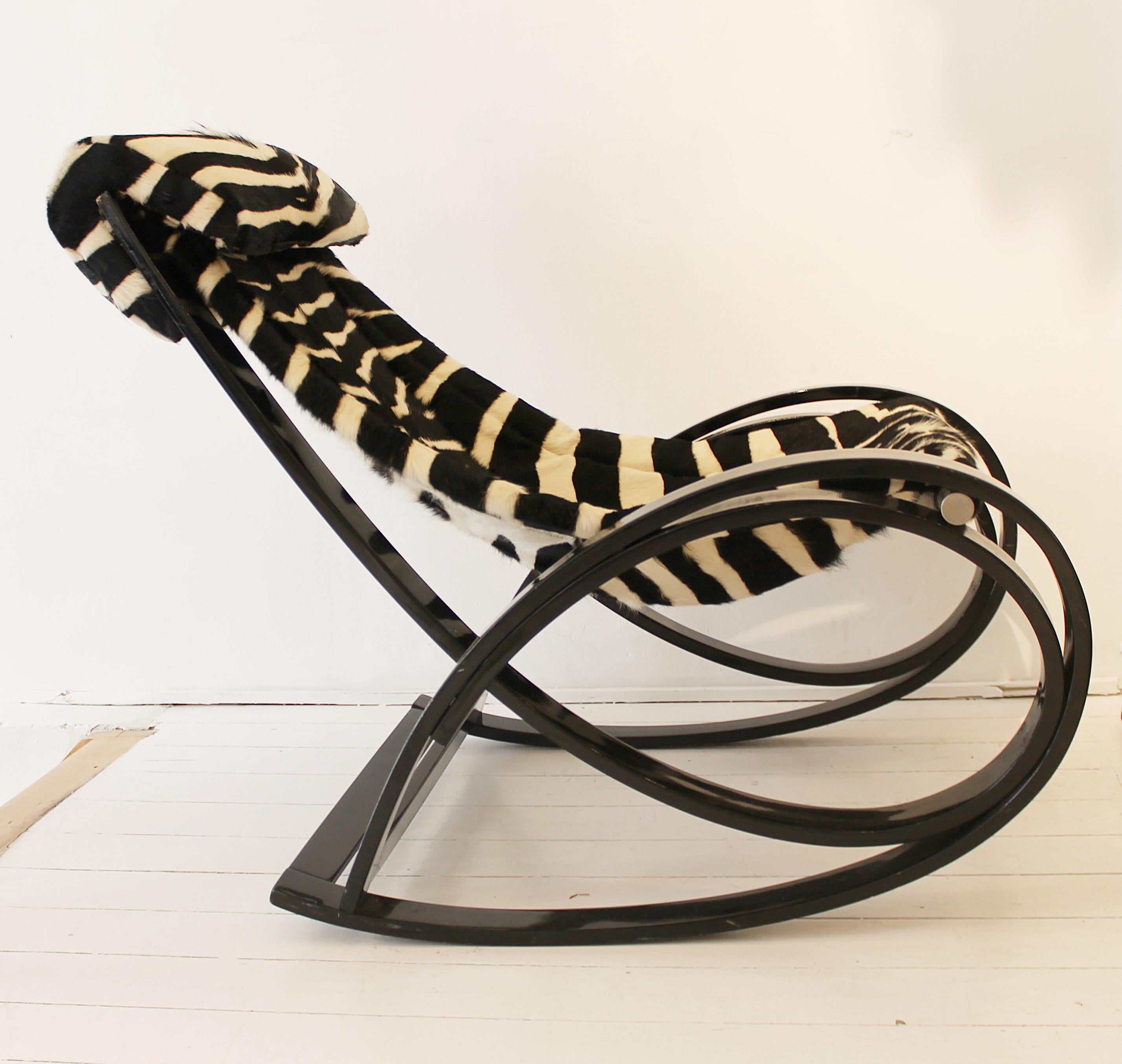 Italian Rocking Chair by Gae Aulenti for Poltronova, 1962