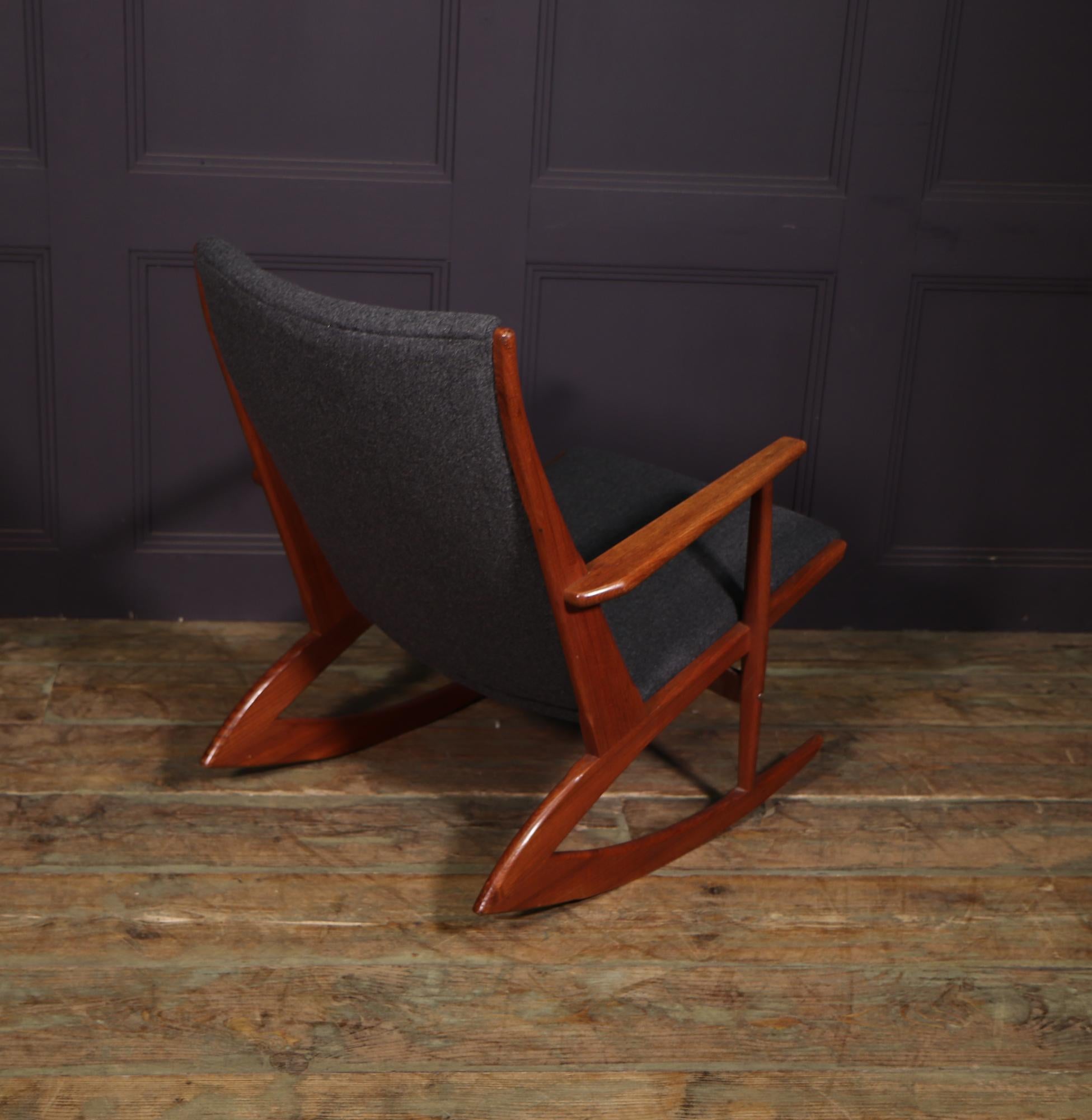 Danish Rocking Chair by Georg Jensen for Kubus