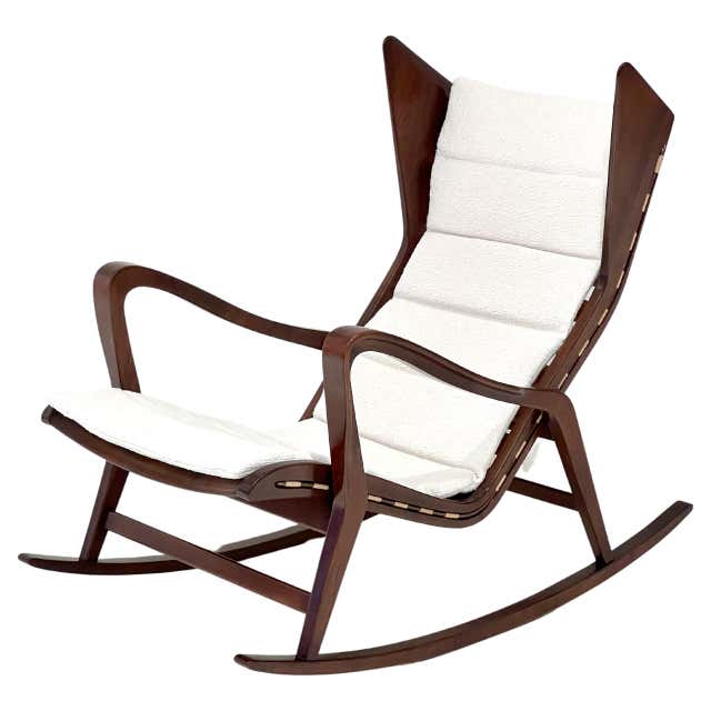 Contour rocking chair and ottoman by Vladimir Kagan at 1stDibs ...