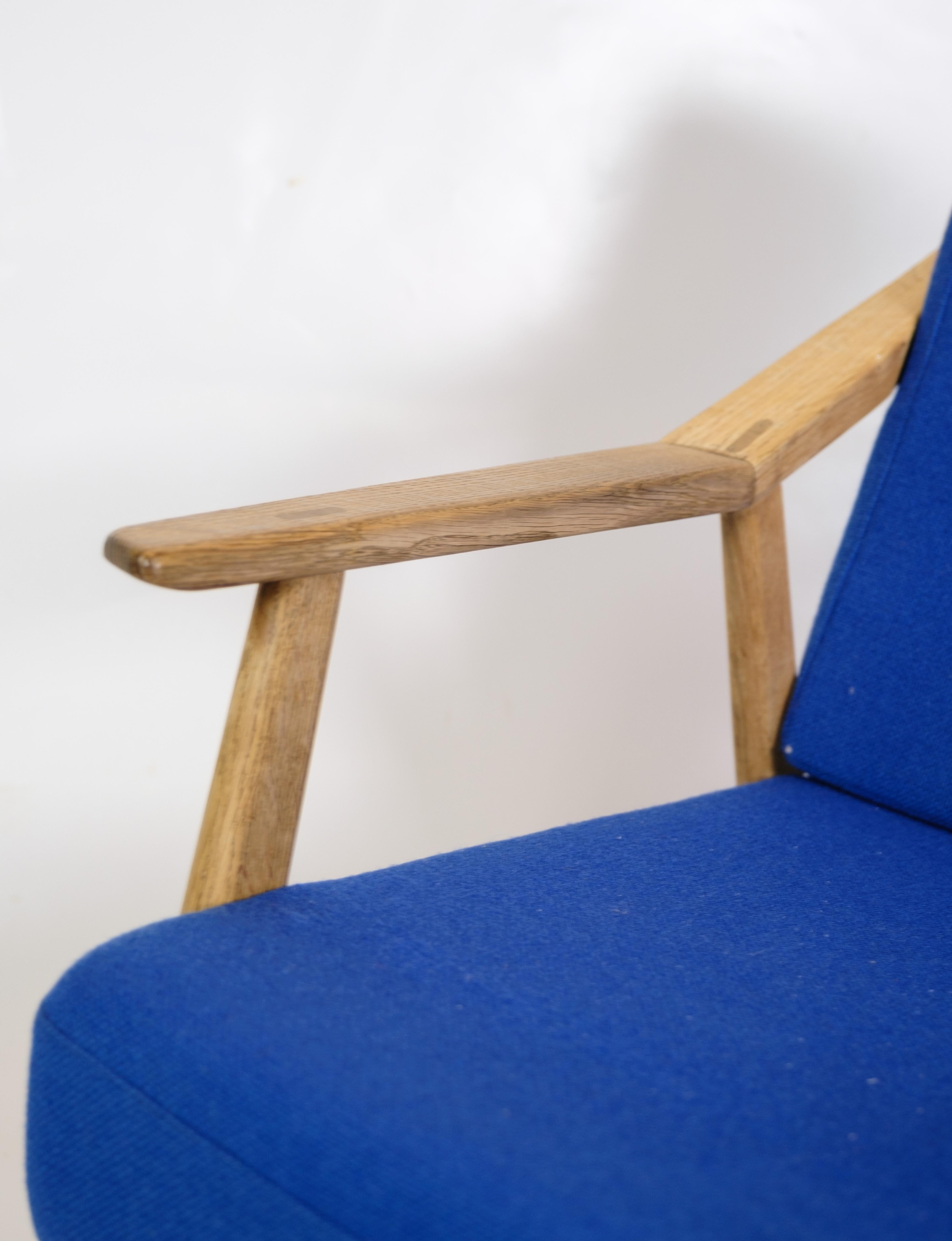 Oak Rocking Chair by H. Brockmann-Petersen from 1960s For Sale